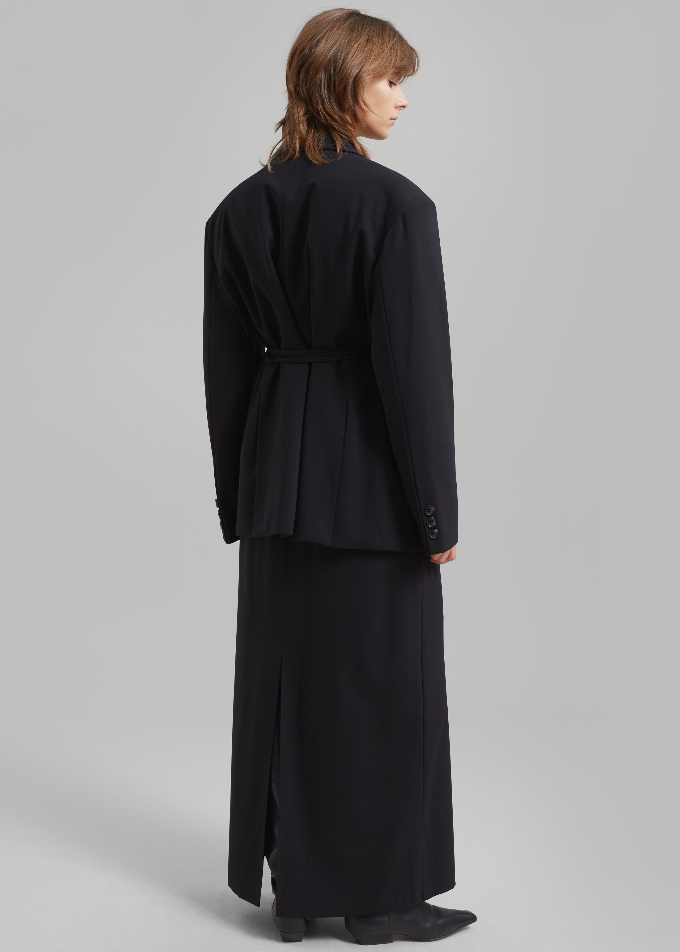Allison Double Breasted Blazer - Black - 10