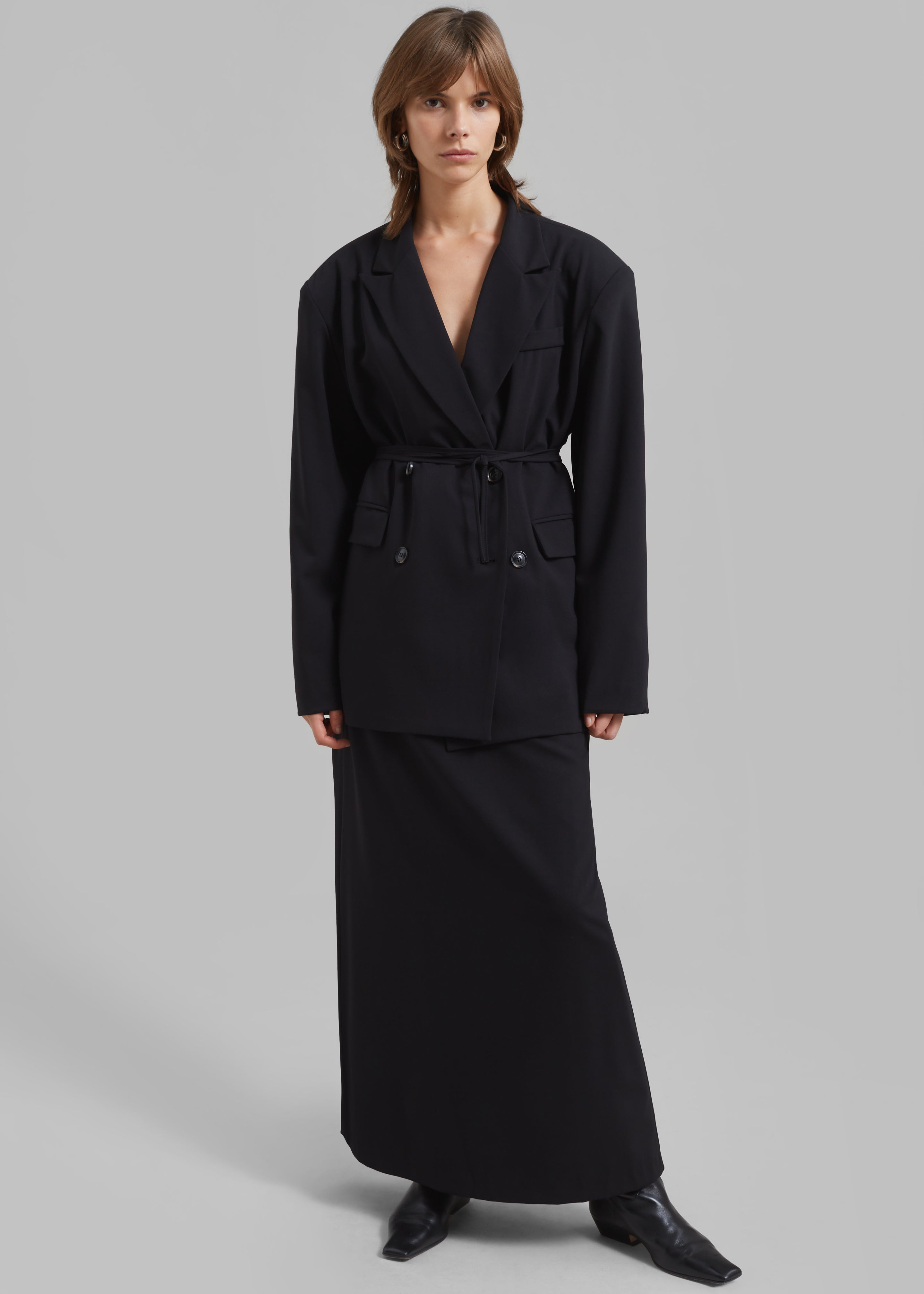 Allison Long Skirt - Black - 8