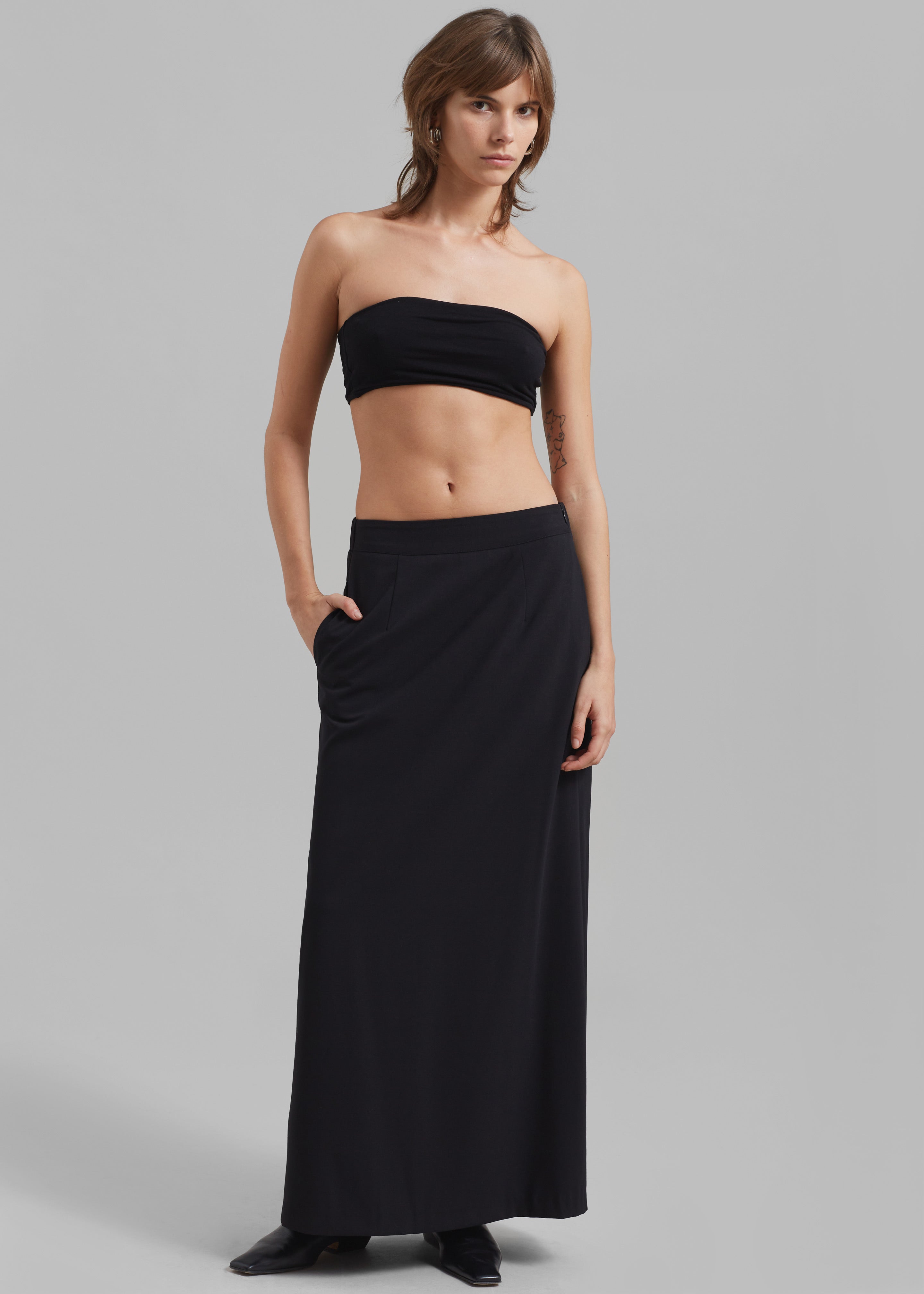 Allison Long Skirt - Black - 6