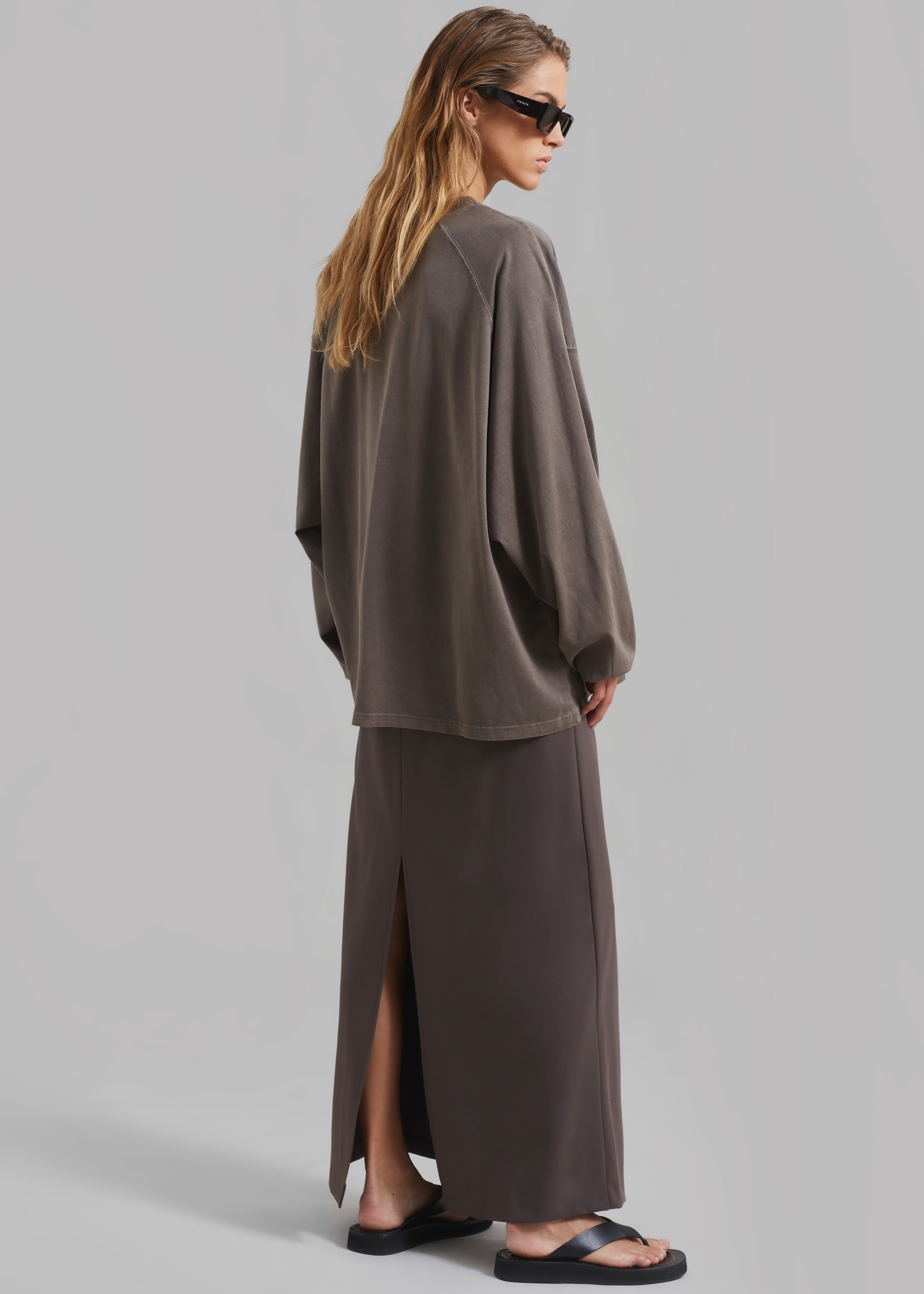 Allison Long Skirt - Brown - 11