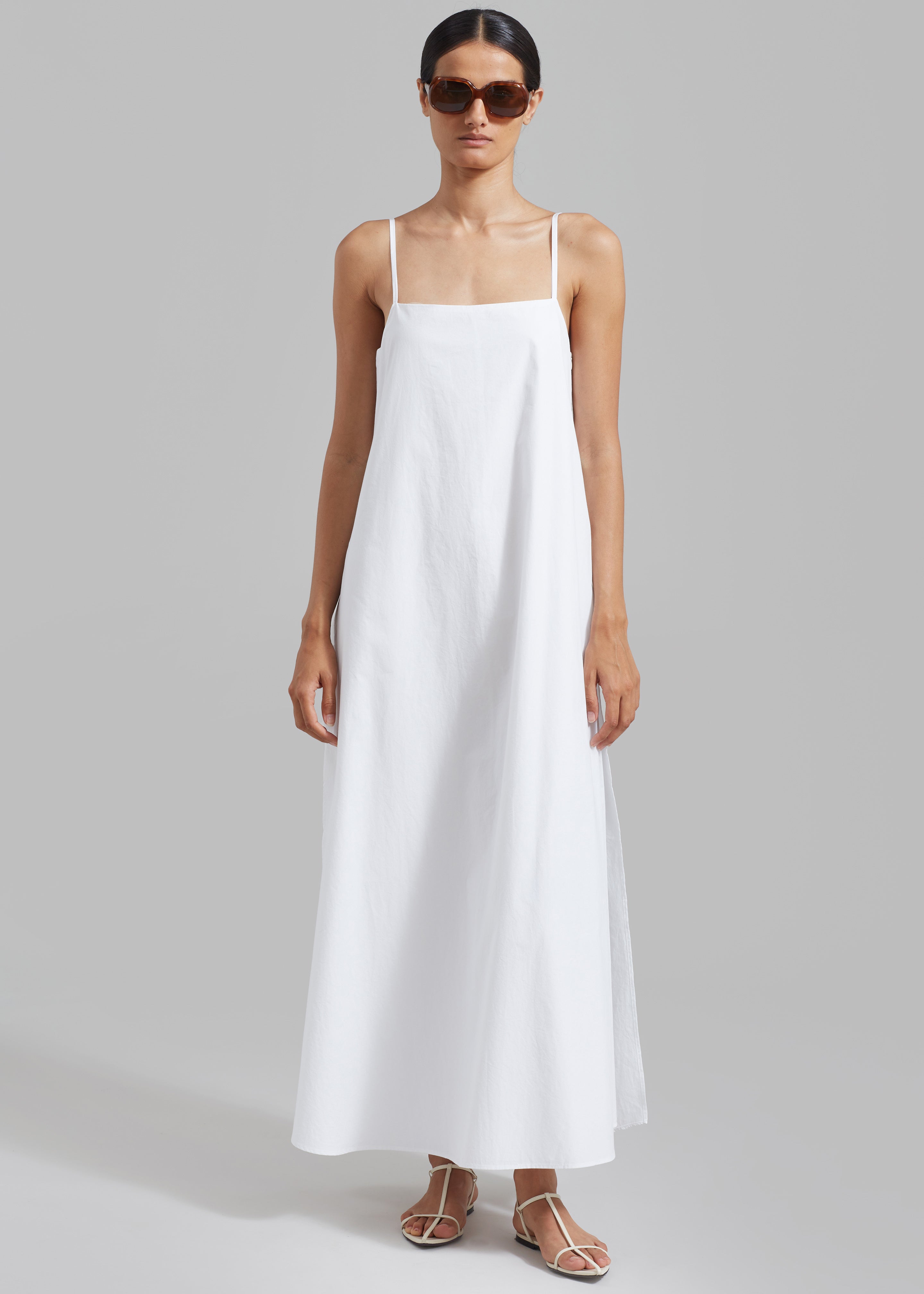 Alyssa Tank Maxi Dress - White - 4