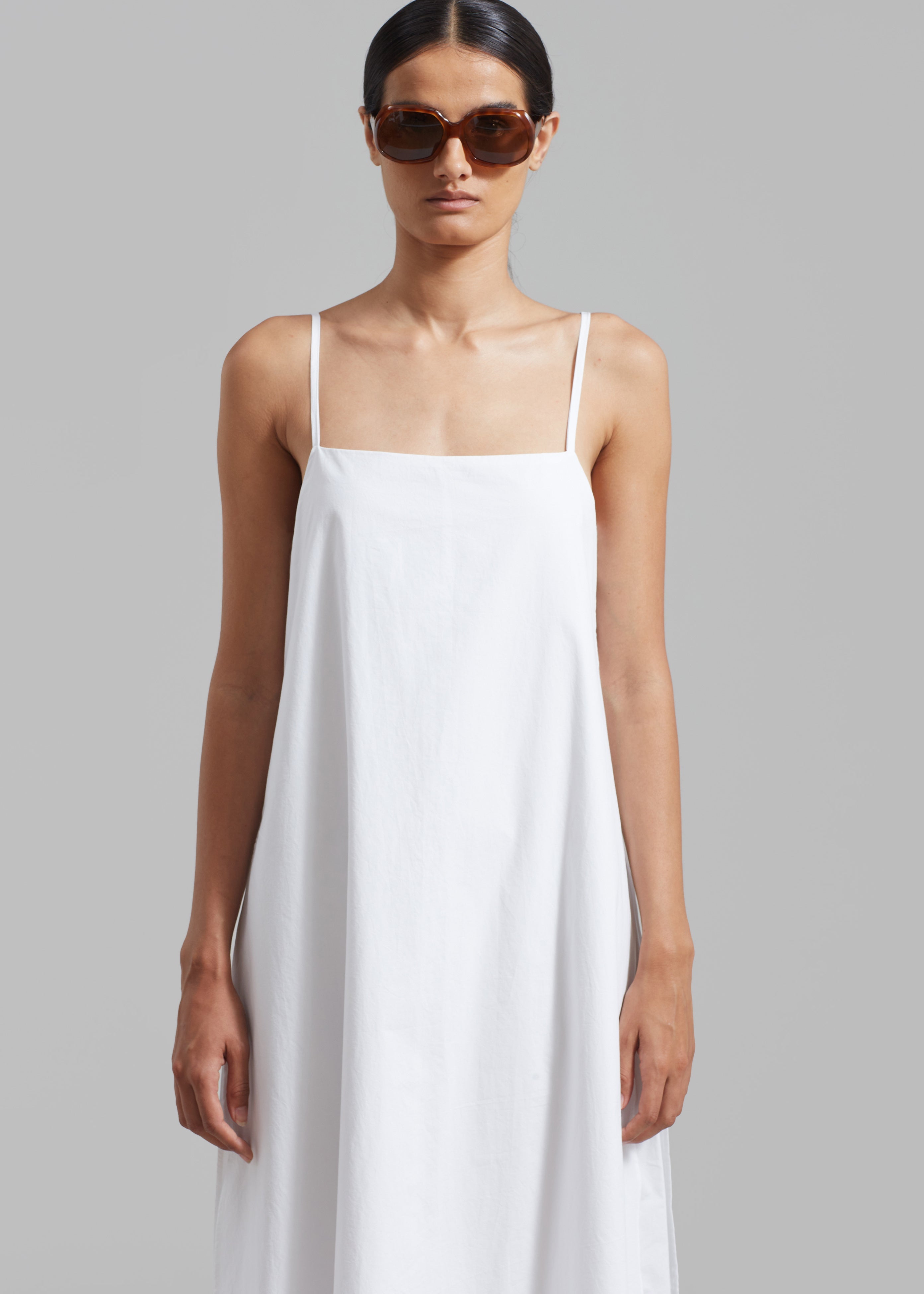 Alyssa Tank Maxi Dress - White - 3