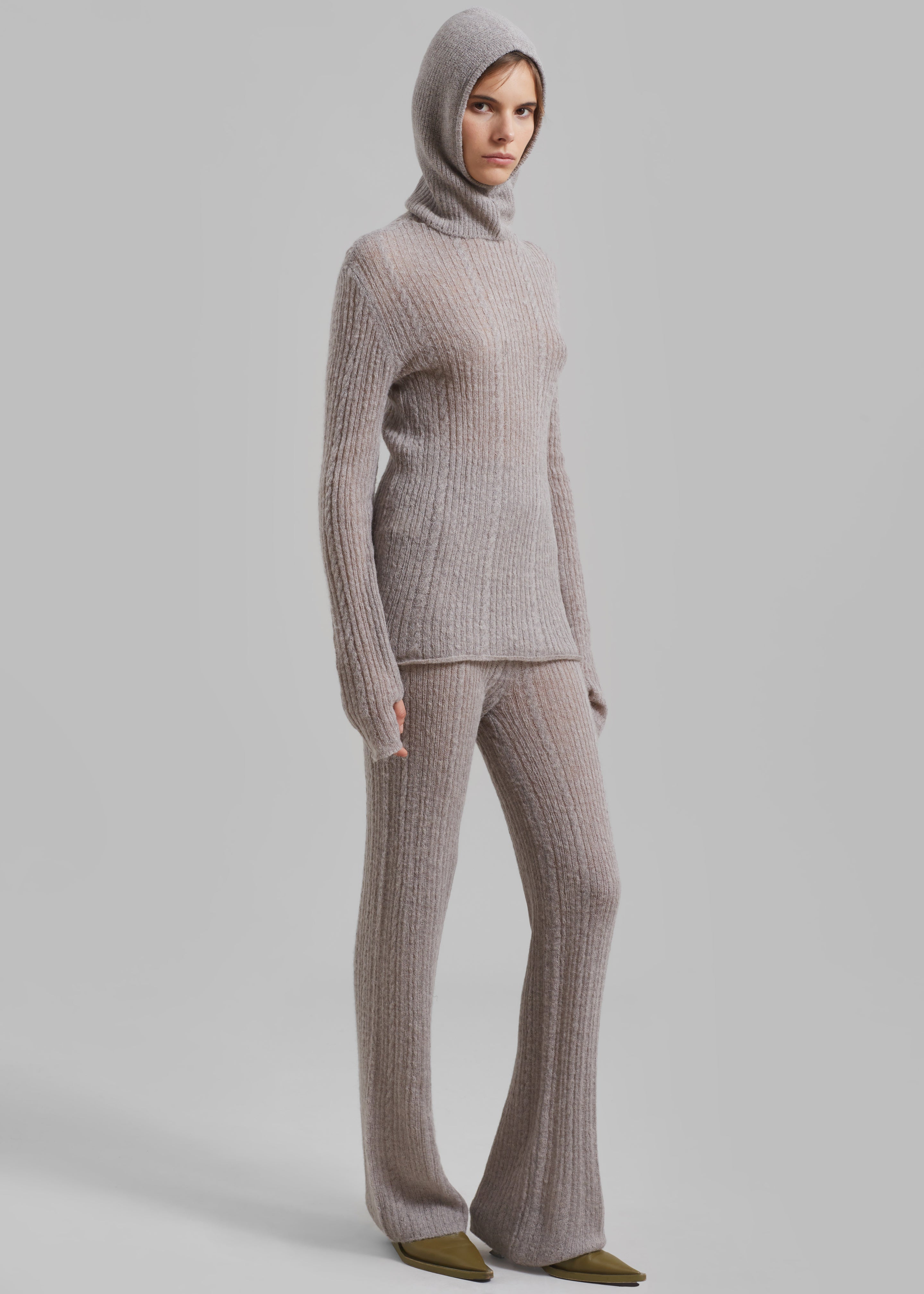 Amomento Alpaca Balaclava - Charcoal - 3