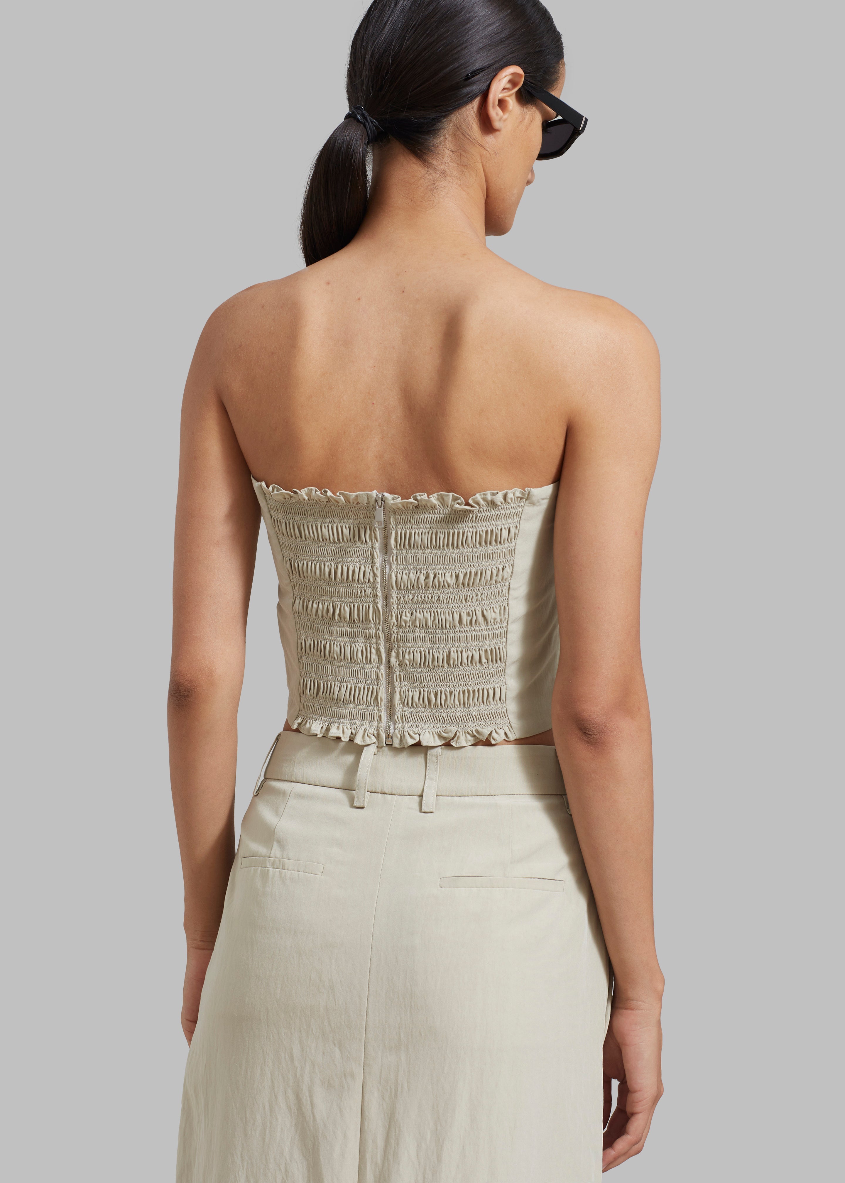 Anastasia Tube Top - Sage - 5