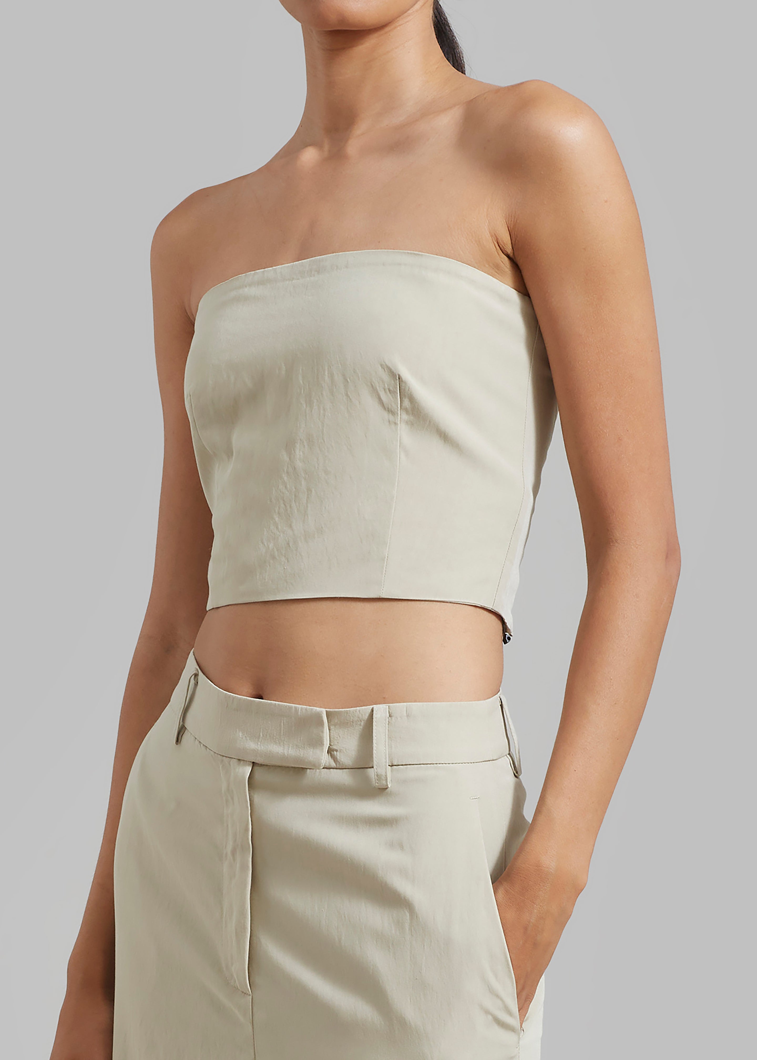 Anastasia Tube Top - Sage - 2