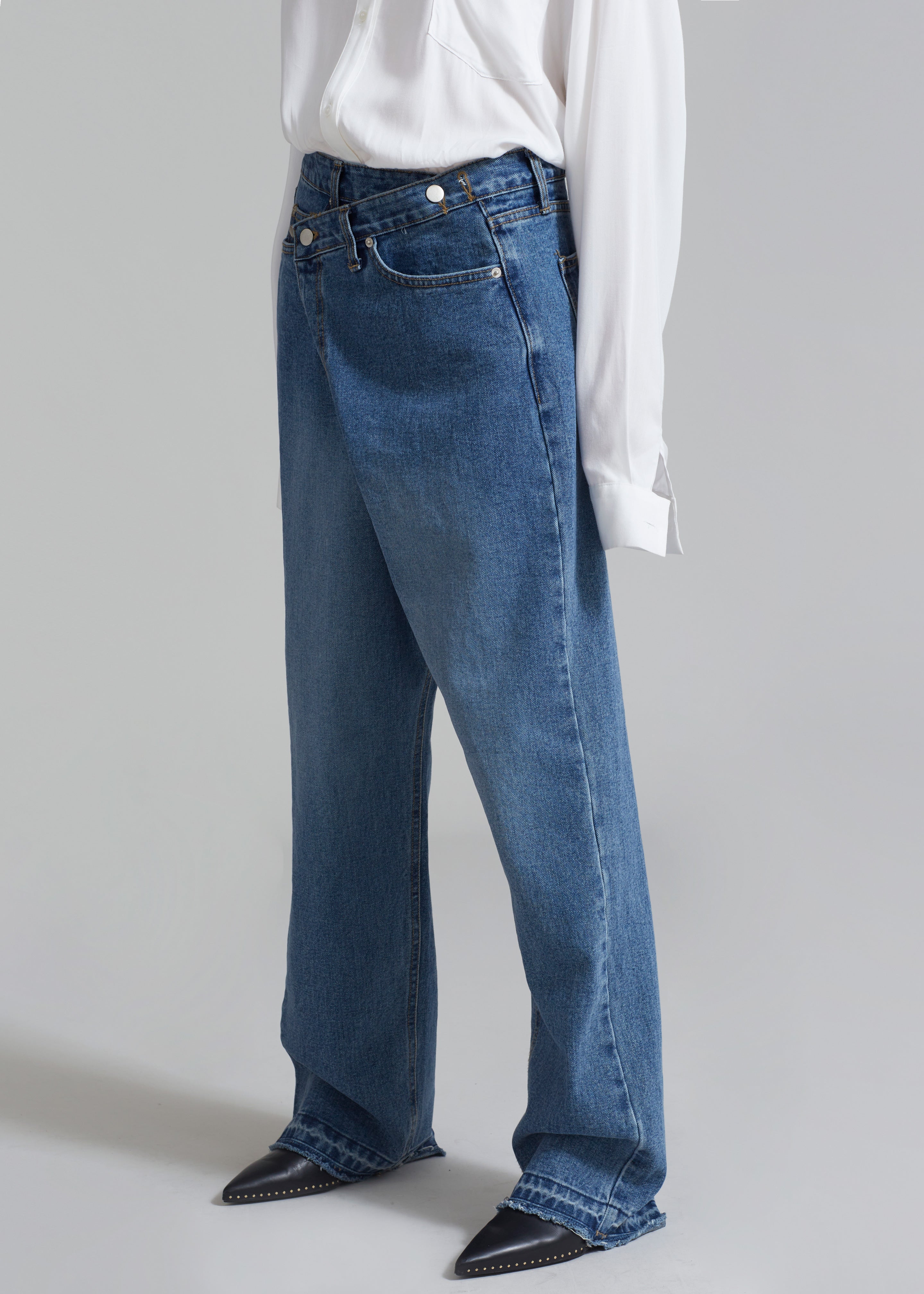 Andrea Denim Pants - Medium Wash - 3