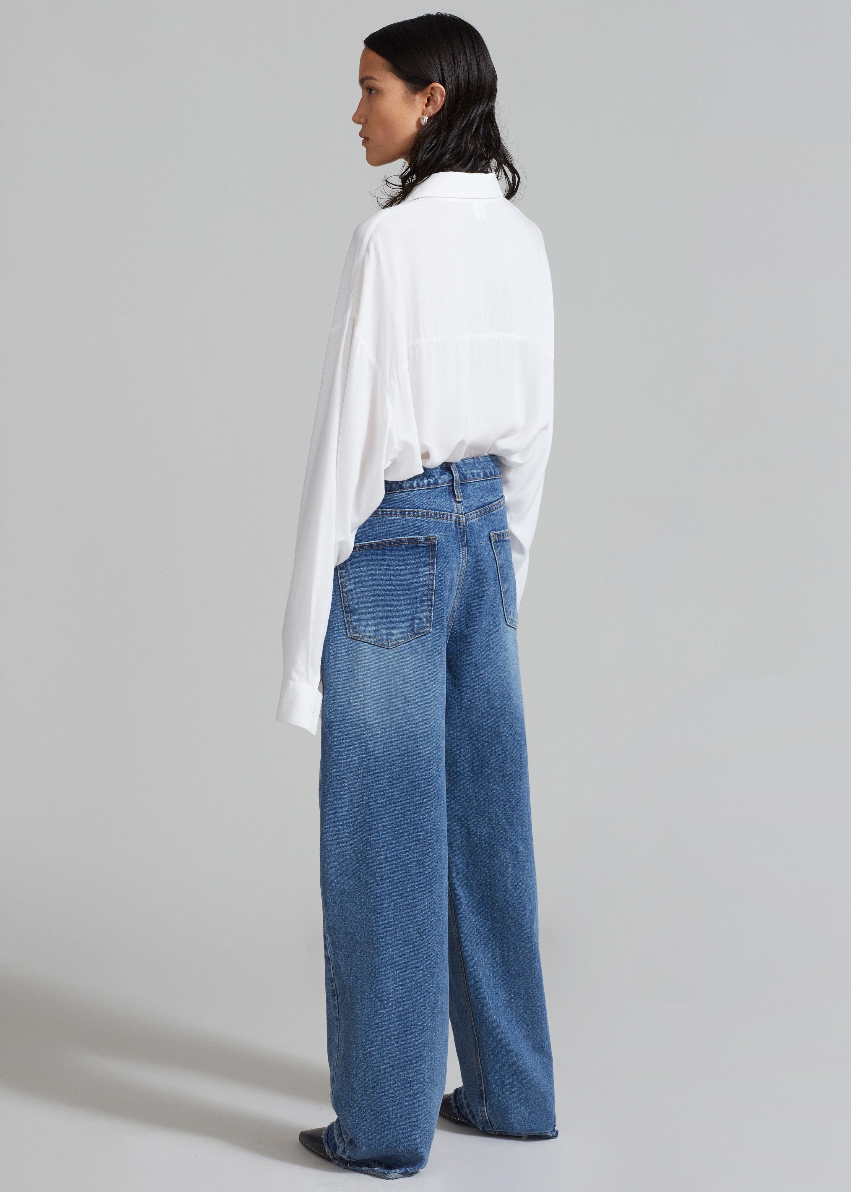 Andrea Denim Pants - Medium Wash - 6
