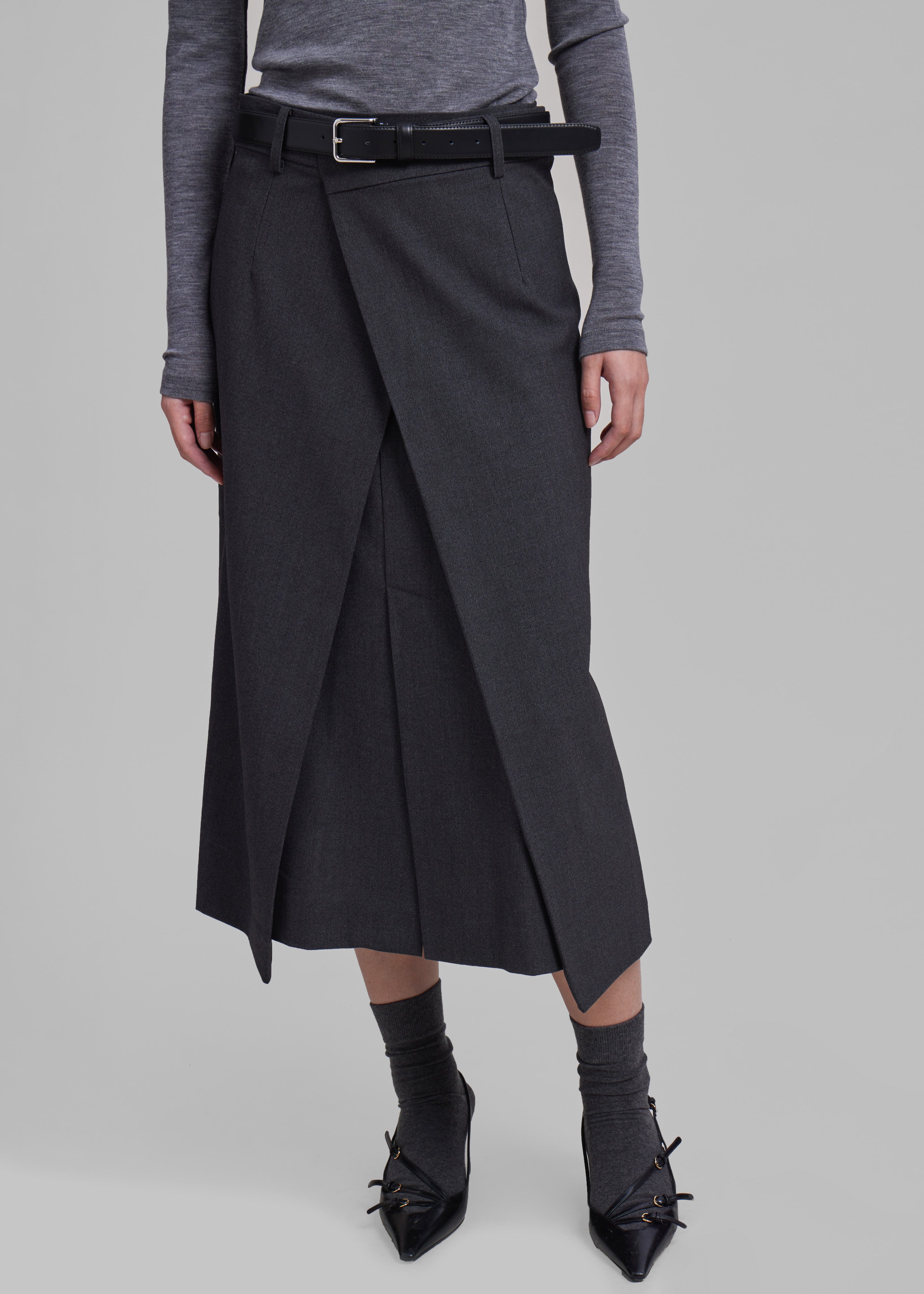 Midi envelope skirt best sale