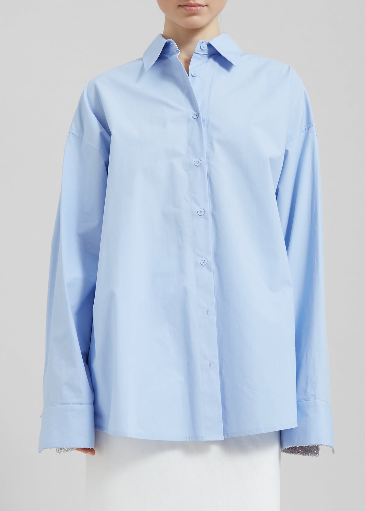Aniston Button Up Shirt - Sky - 8