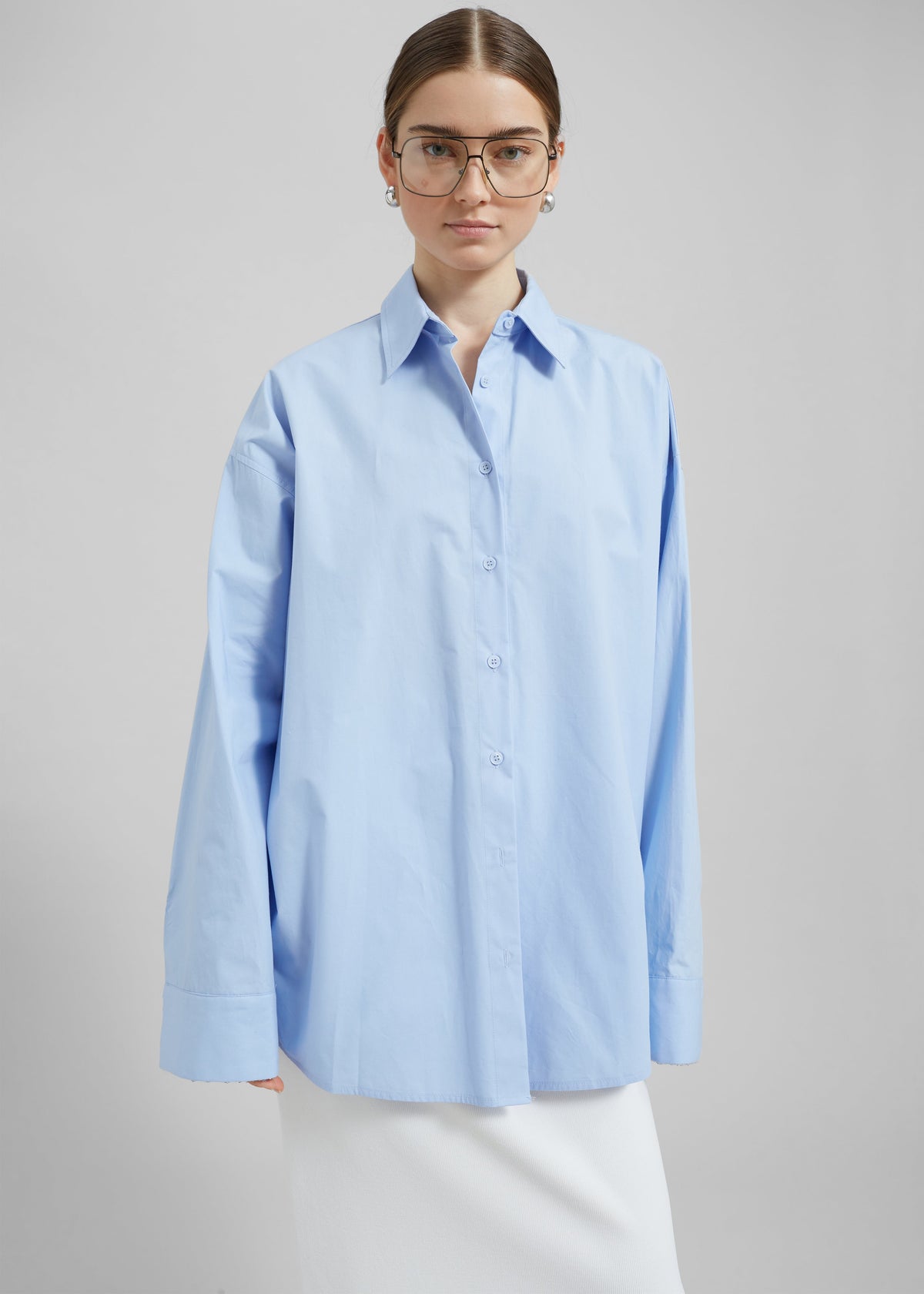 Aniston Button Up Shirt - Sky - 6
