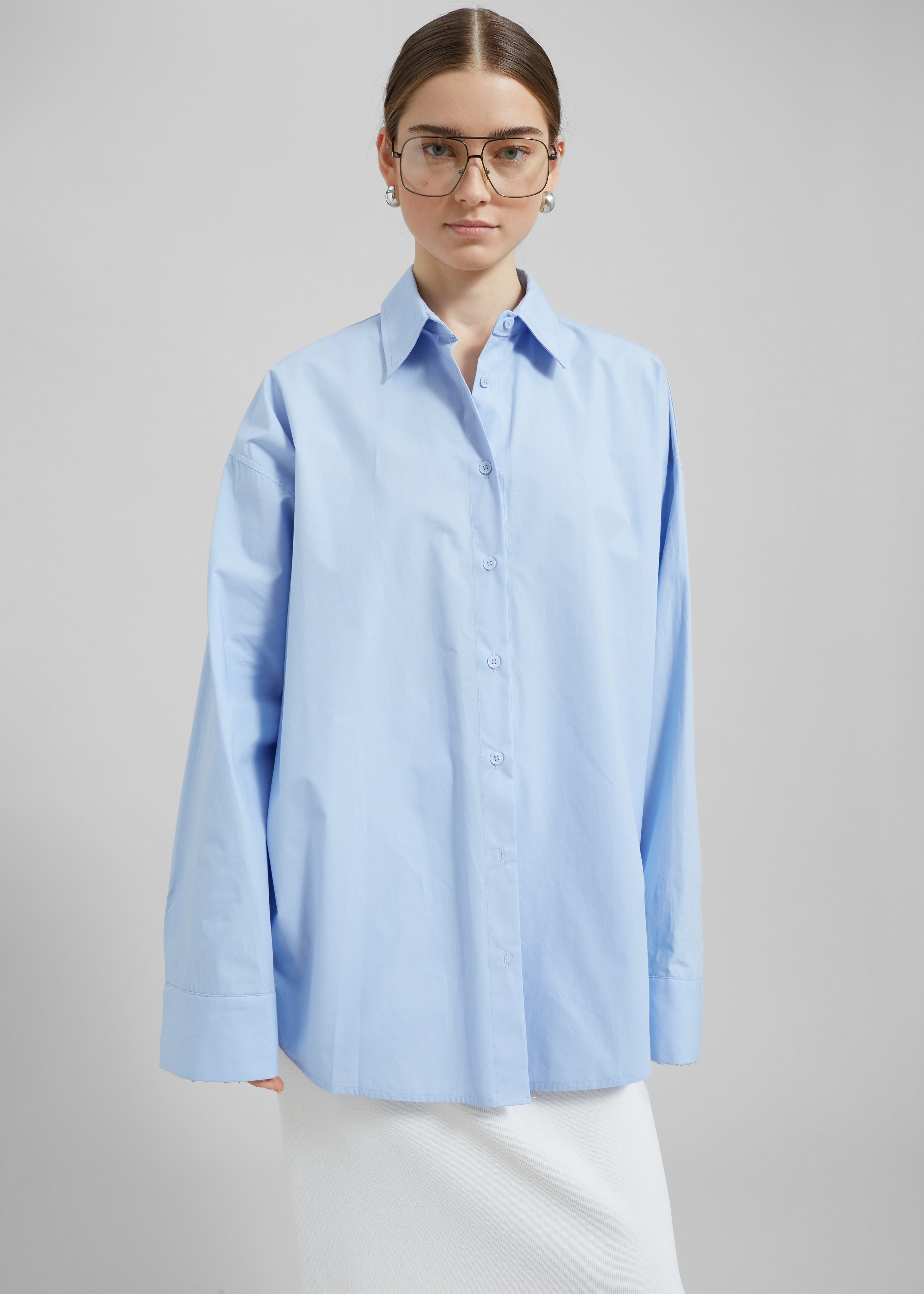 Aniston Button Up Shirt - Sky - 6