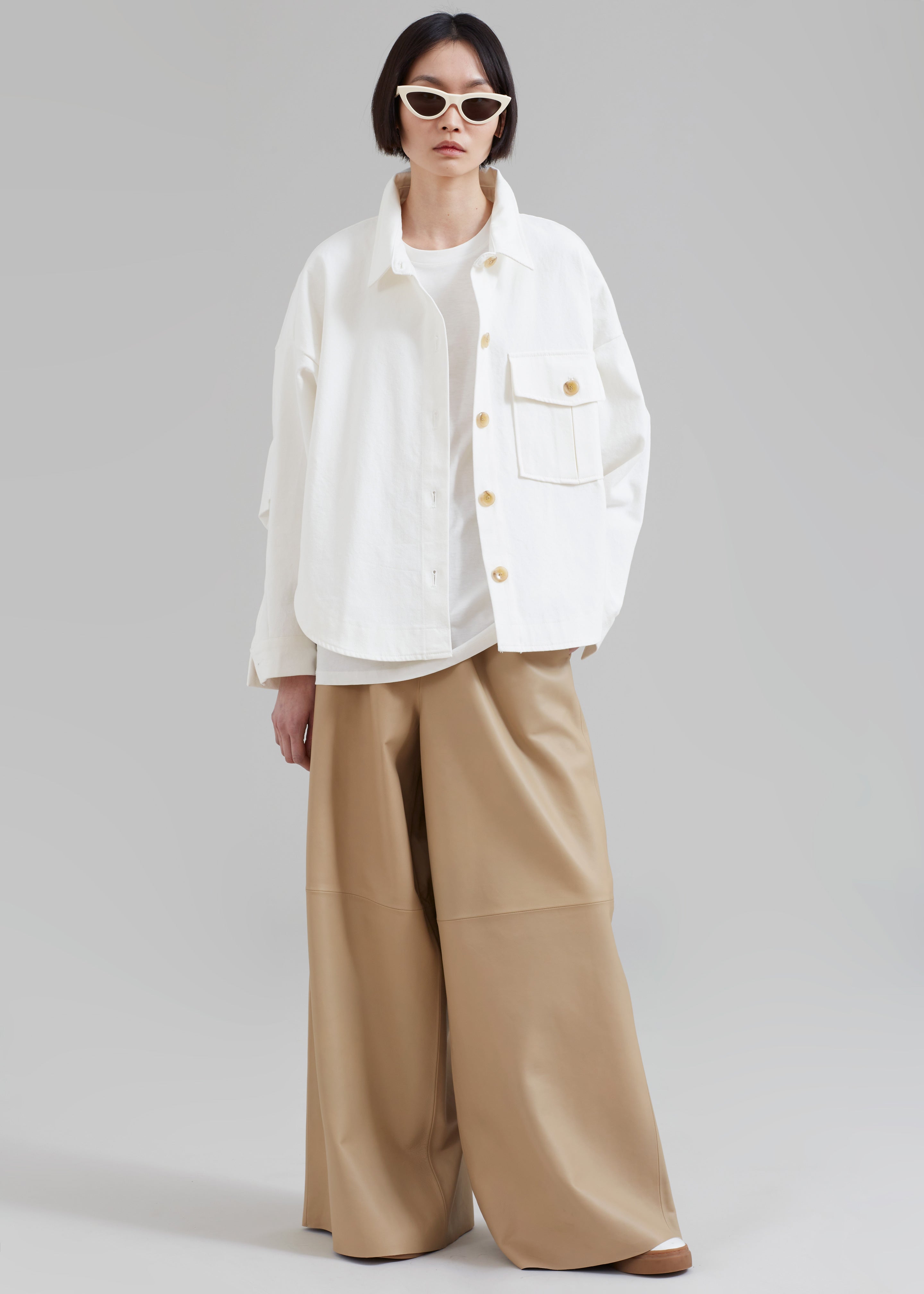 Arden Overshirt - Cream - 2