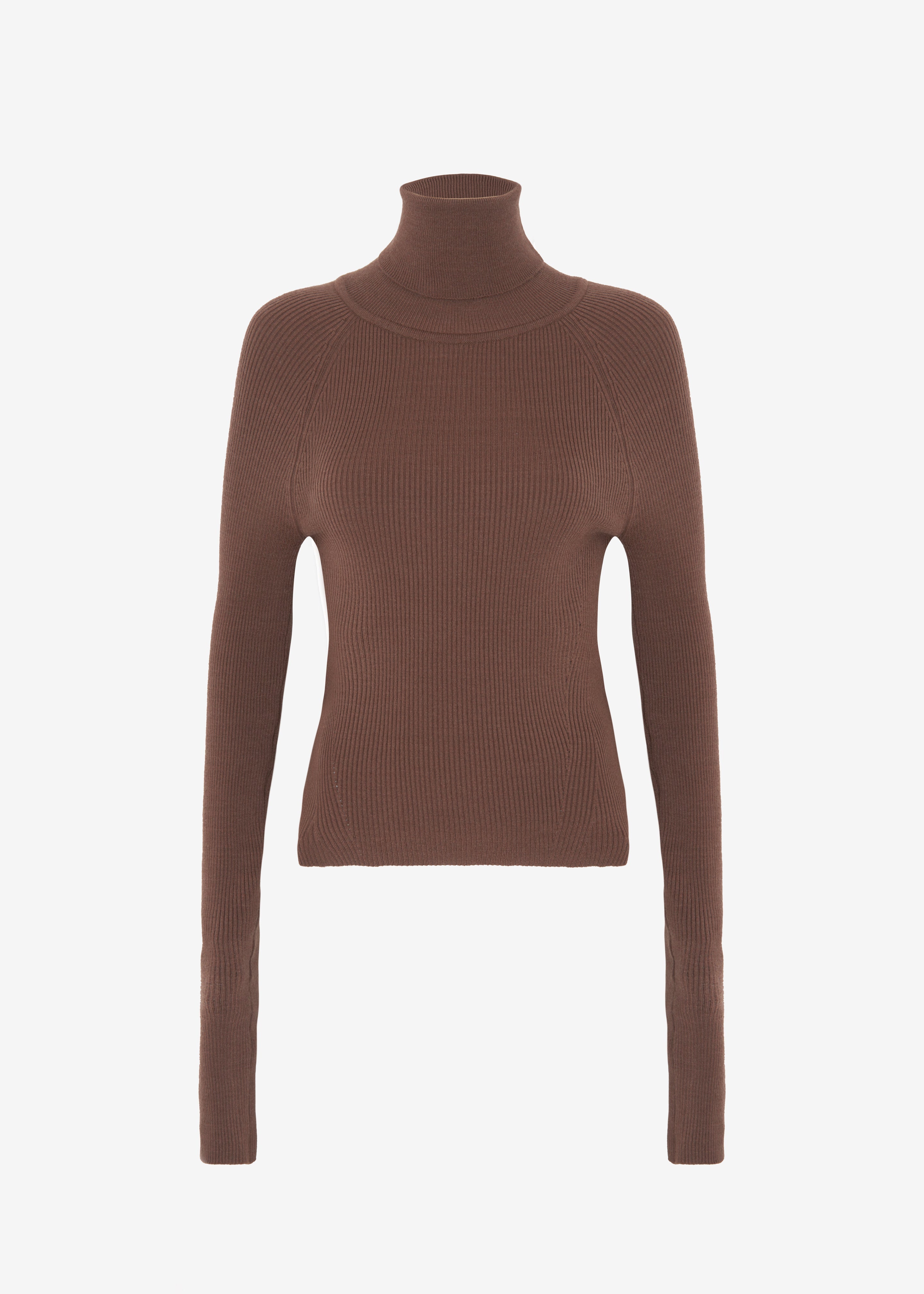 Aubree Turtleneck - Brown - 10
