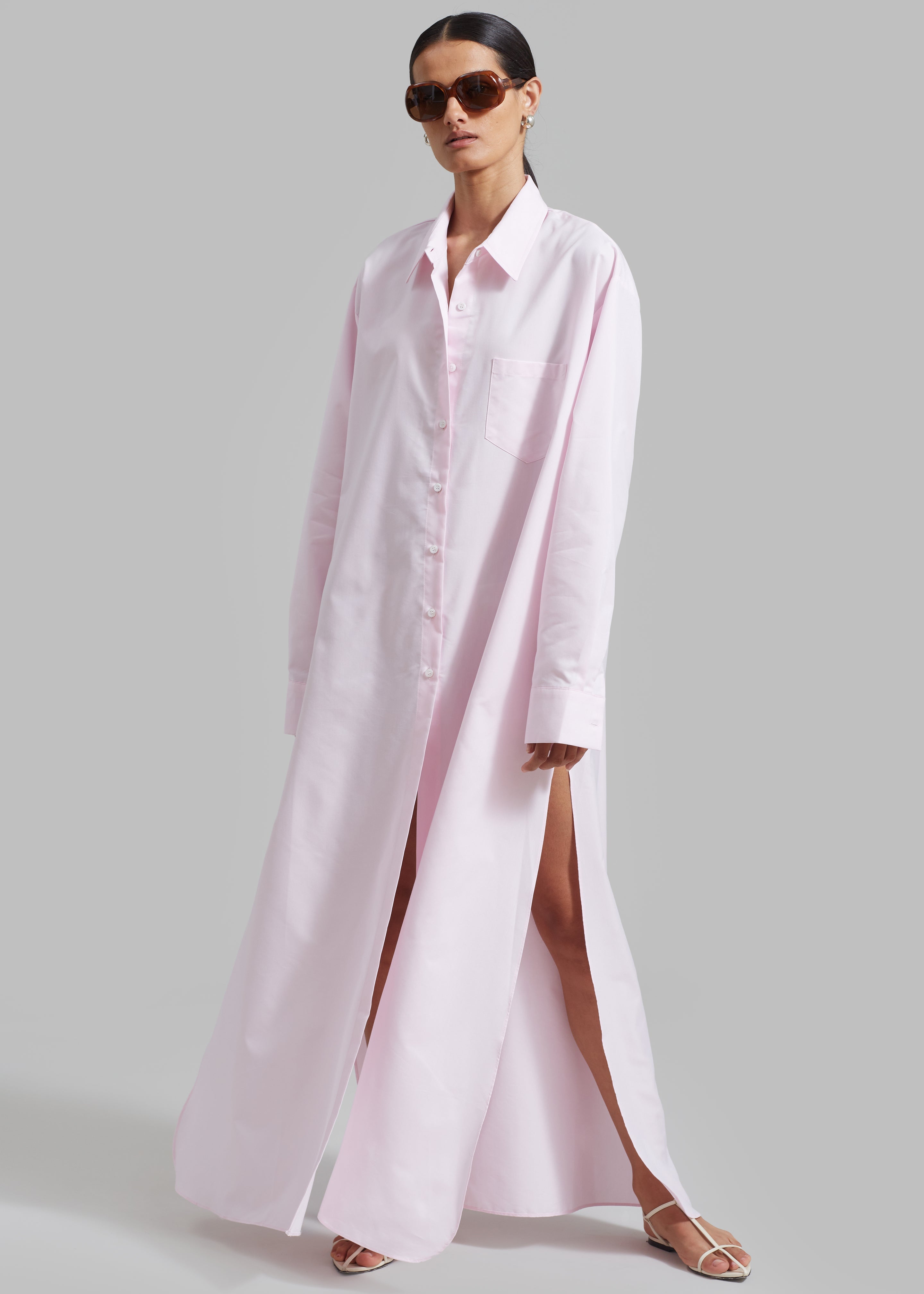 Avery Shirt Dress - Petal - 1