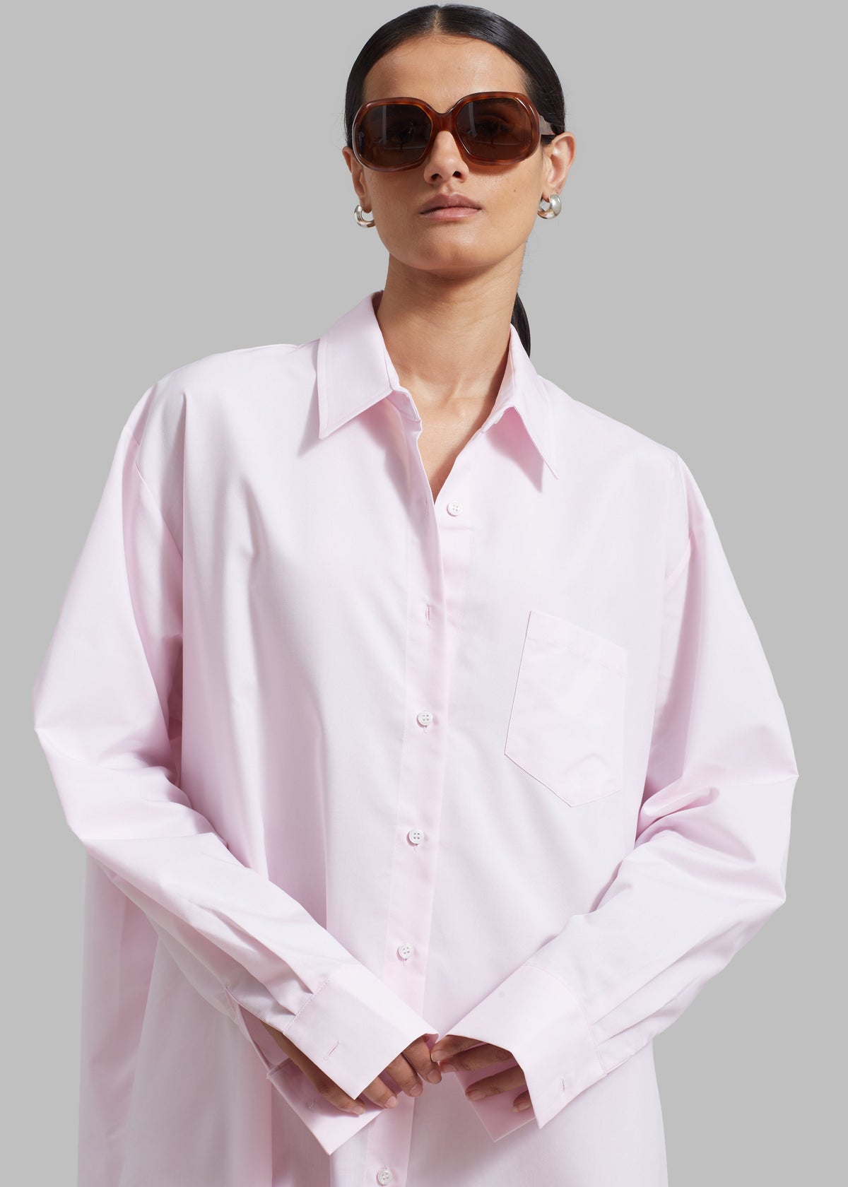 Avery Shirt Dress - Petal - 5