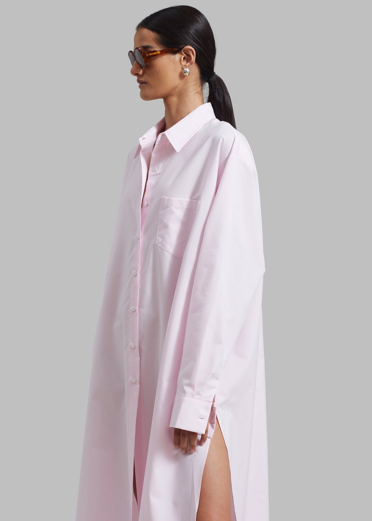 Avery Shirt Dress - Petal - 3