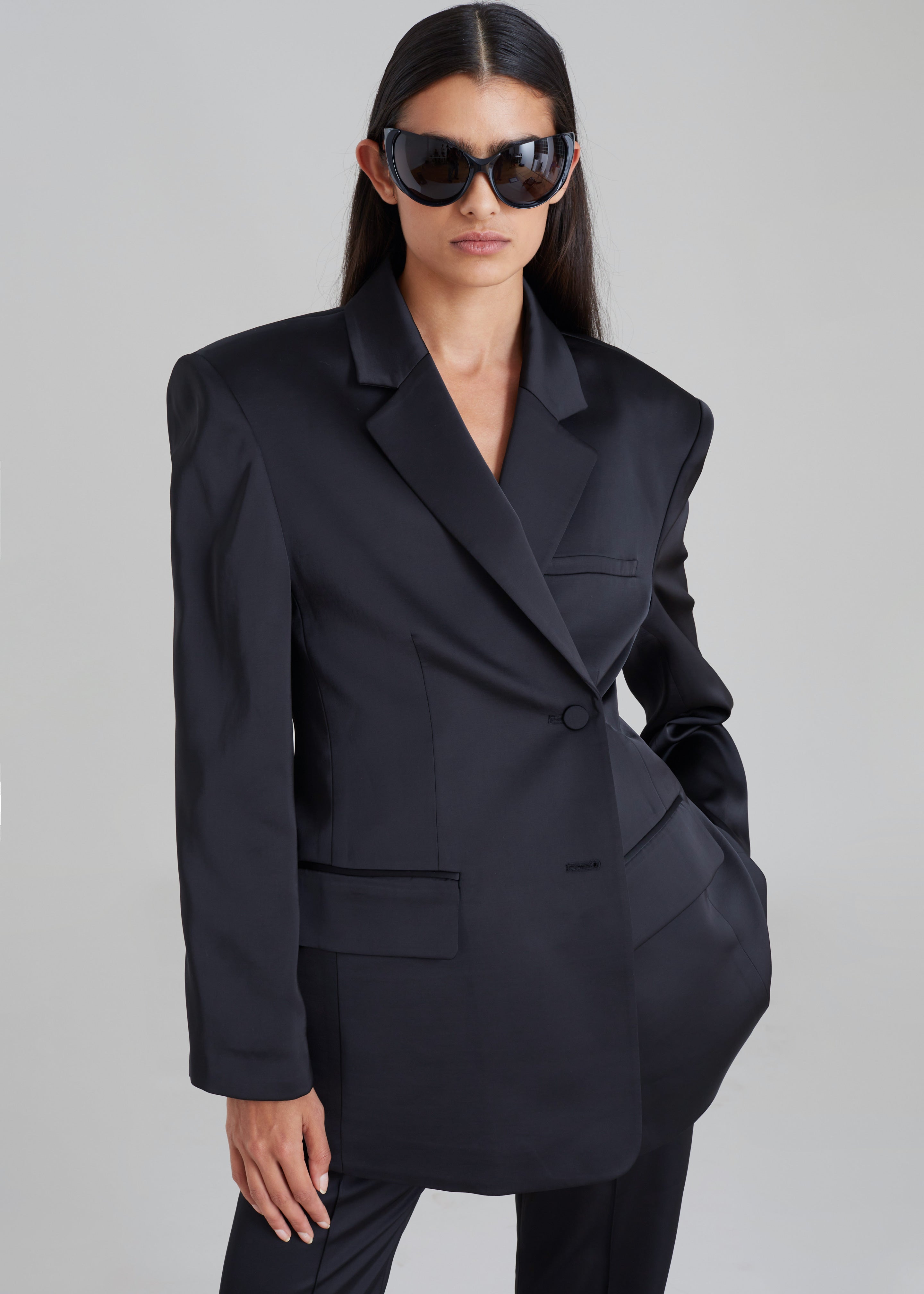 Angelica Blazer - Black - 7