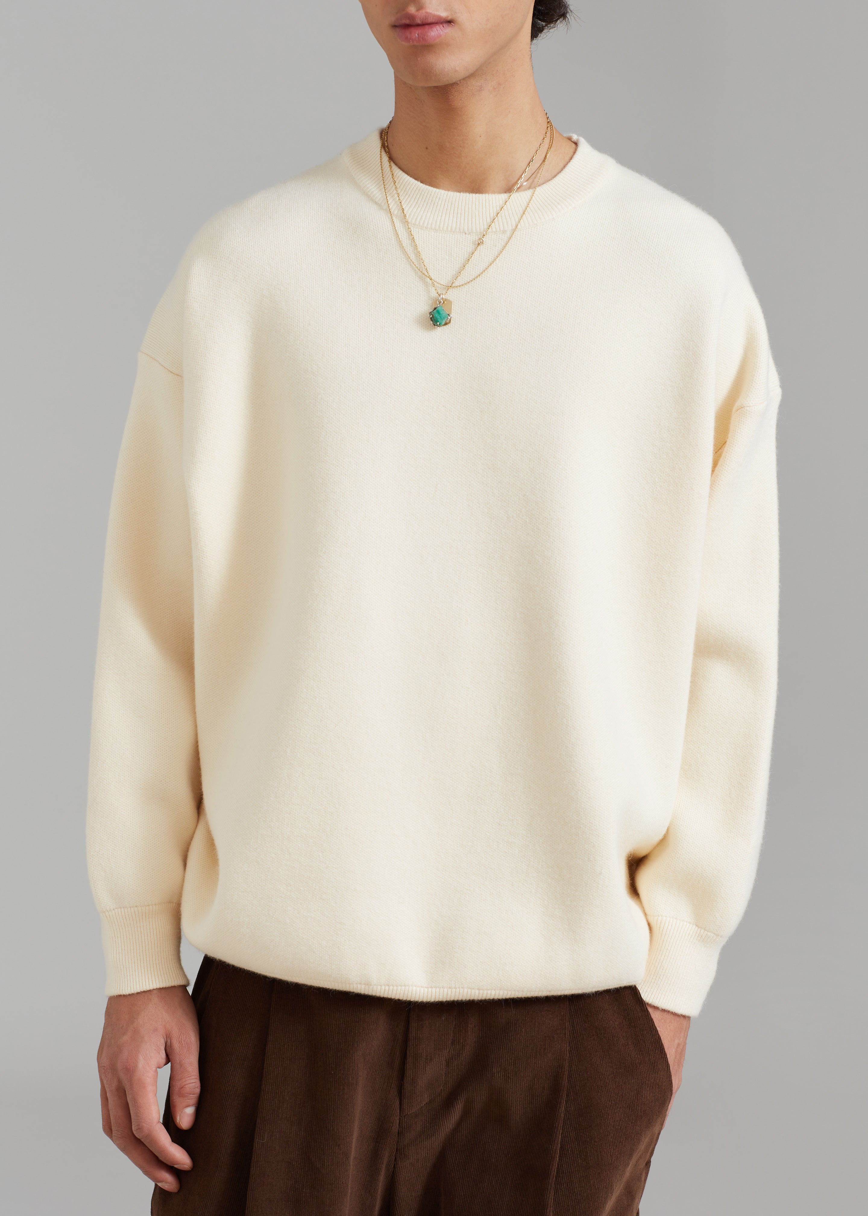 Arne Sweater - Cream - 4