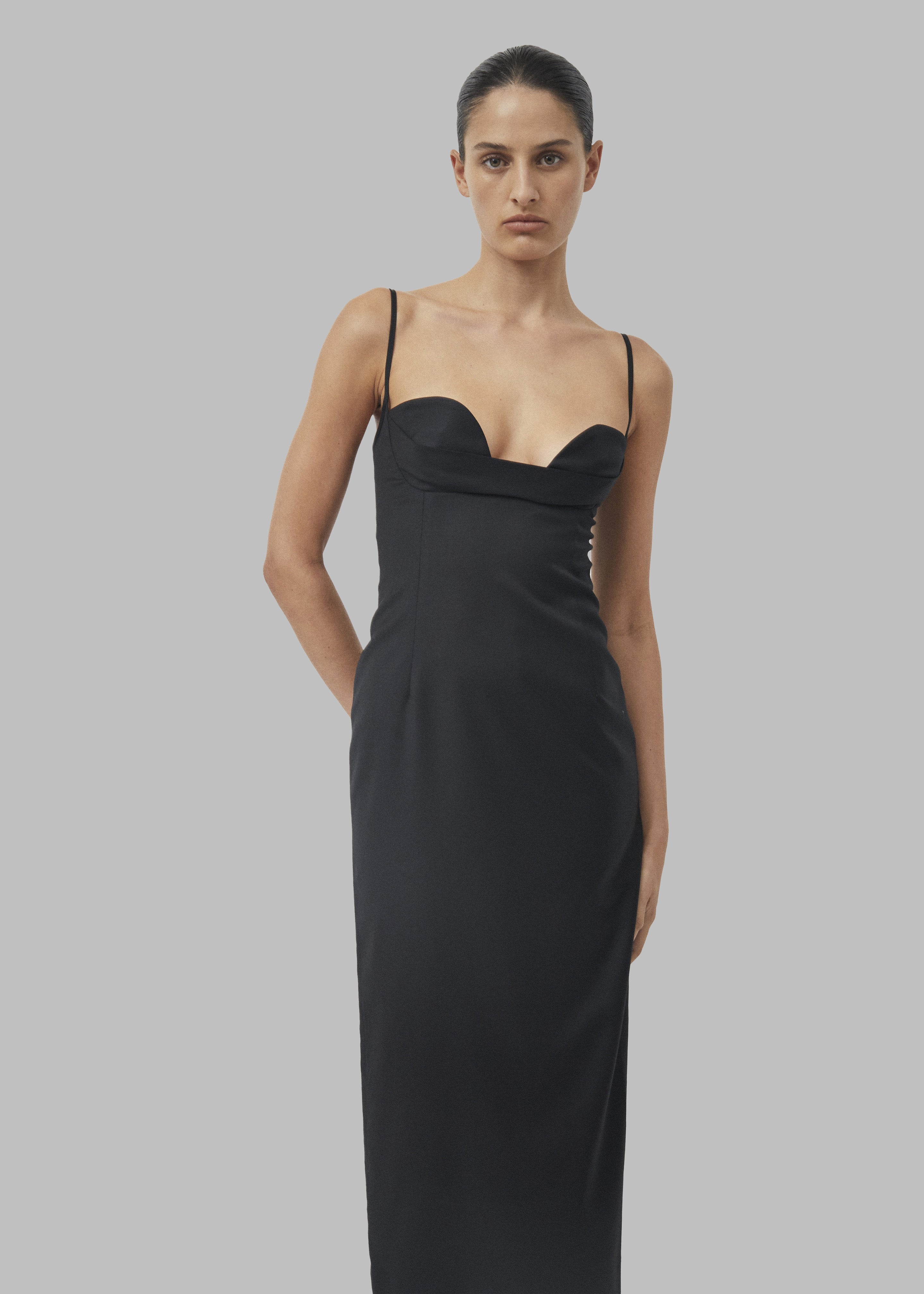Beare Park Cowl Neck Pencil Dress - Black - 7