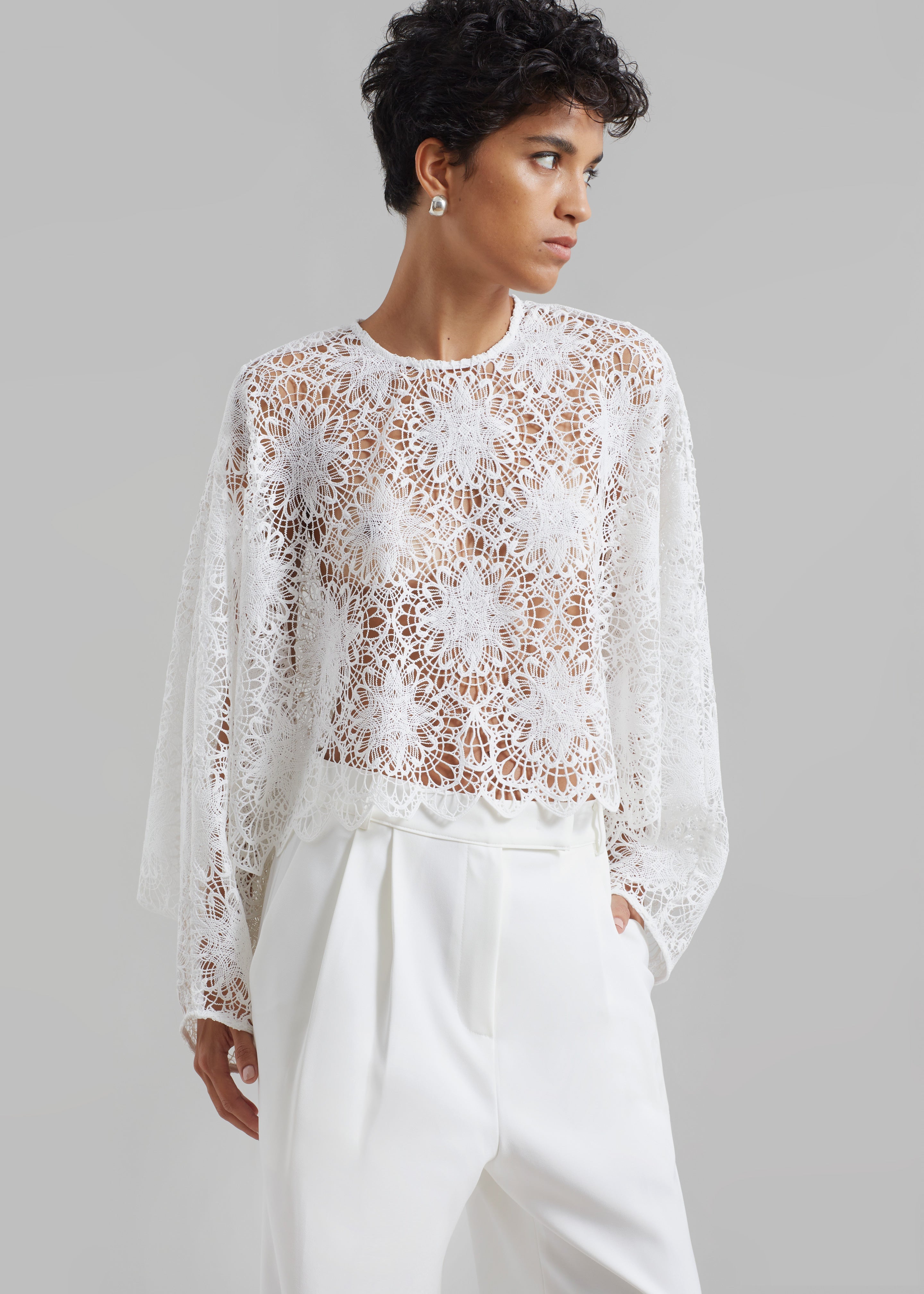 Beaufille Kubrick Blouse - Ivory - 1