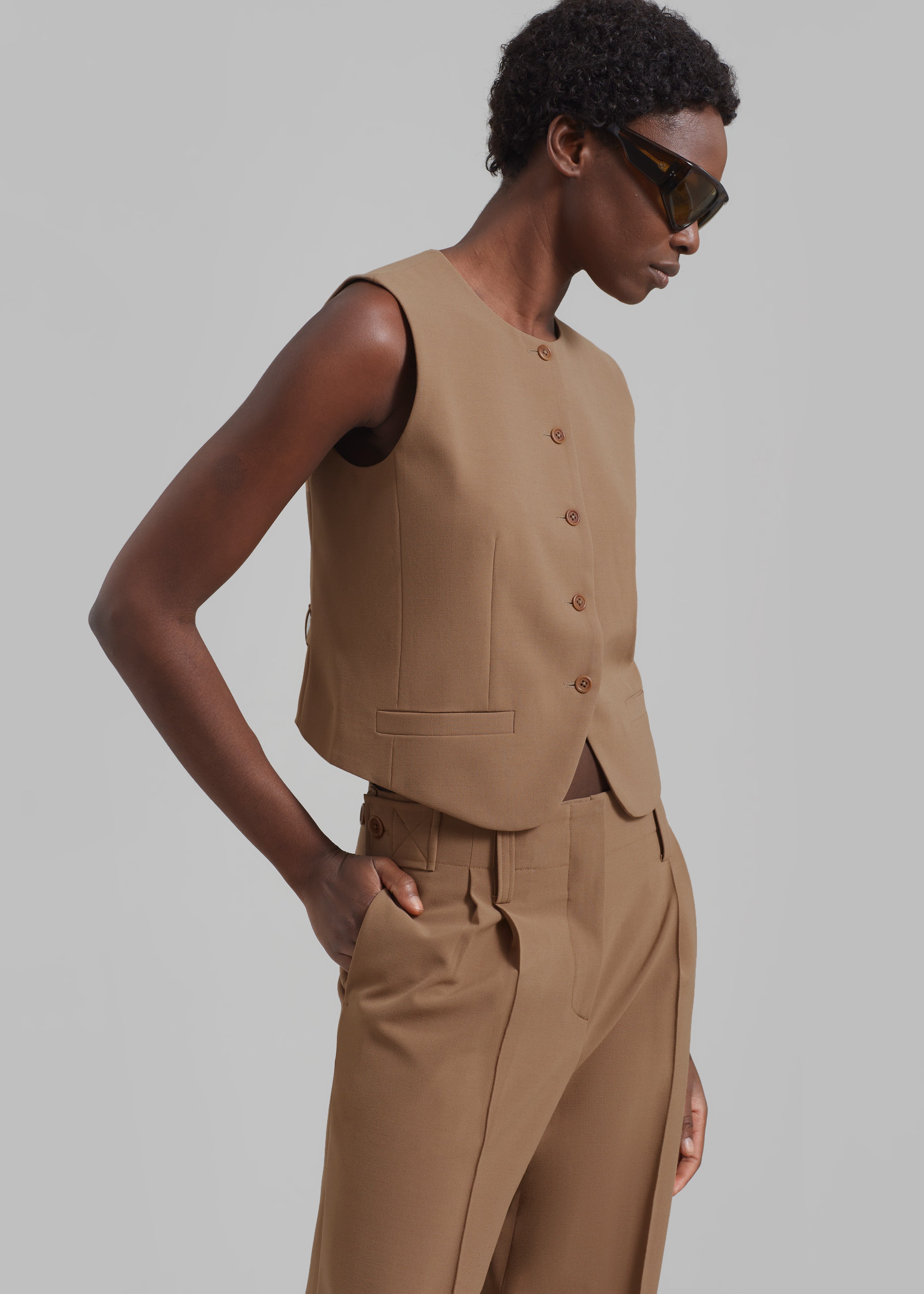 Beaufille Rubens Vest - Camel - 3