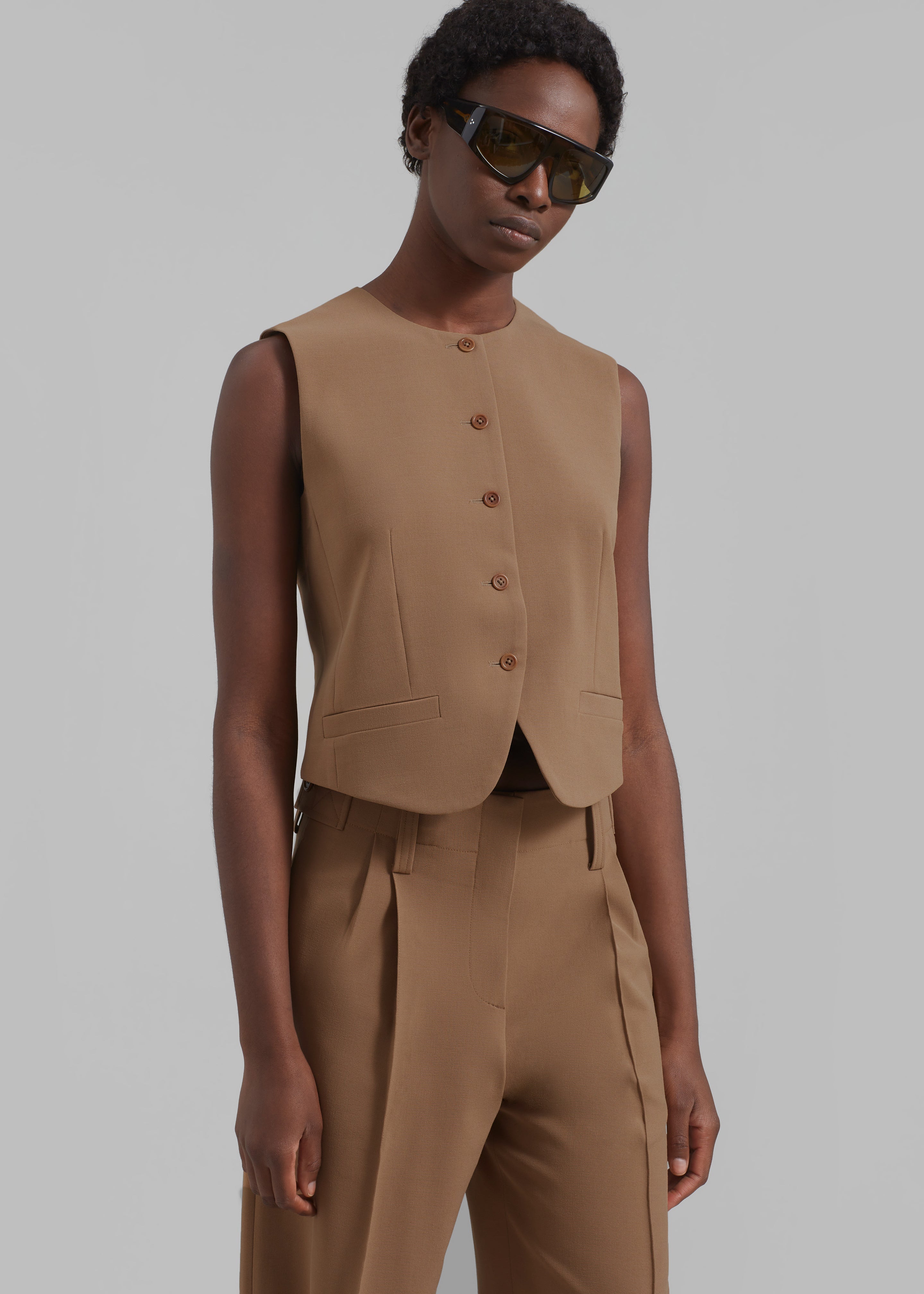 Beaufille Rubens Vest - Camel - 5