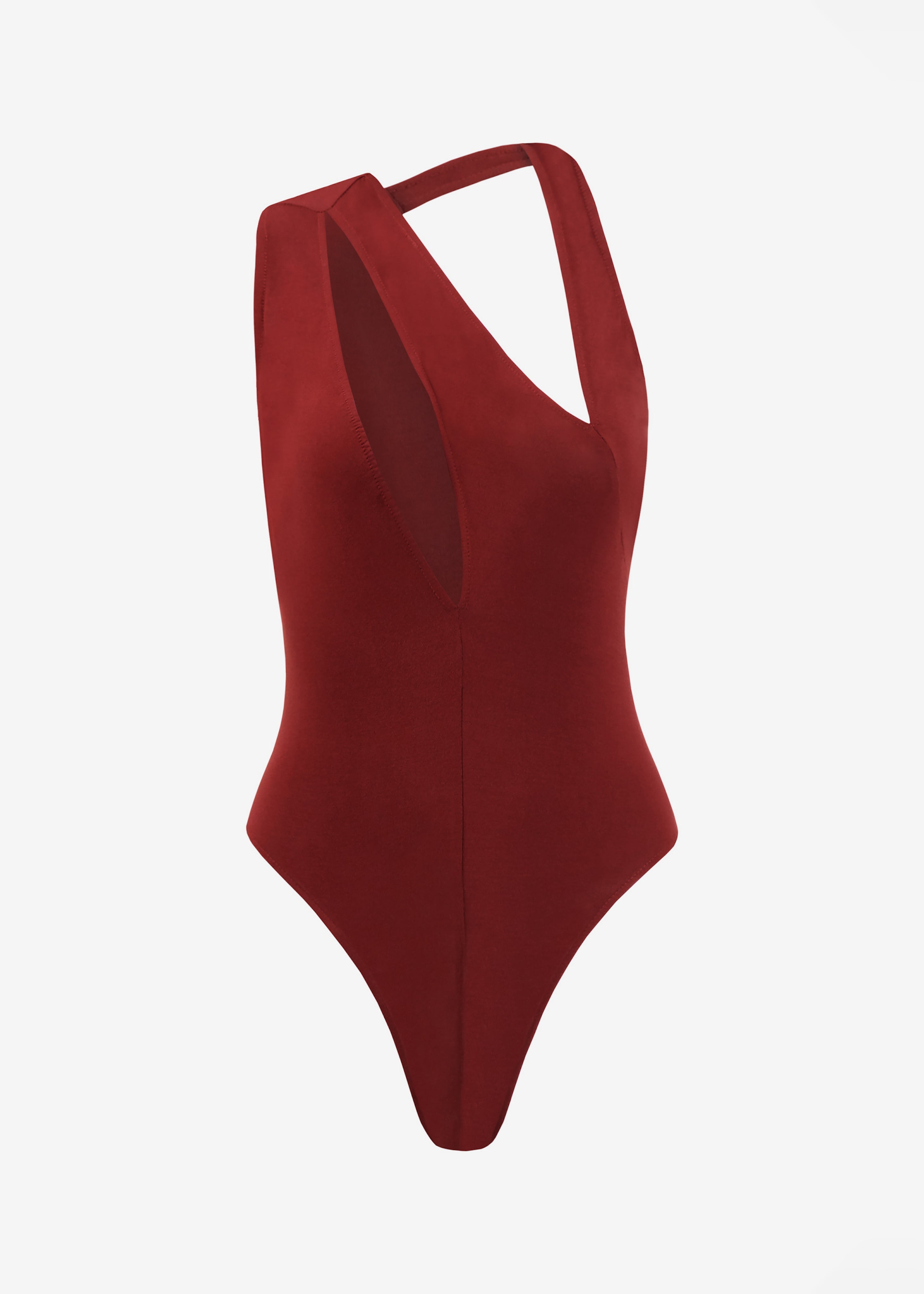 Beaufille Triple Strap Bodysuit - Burgundy - 5
