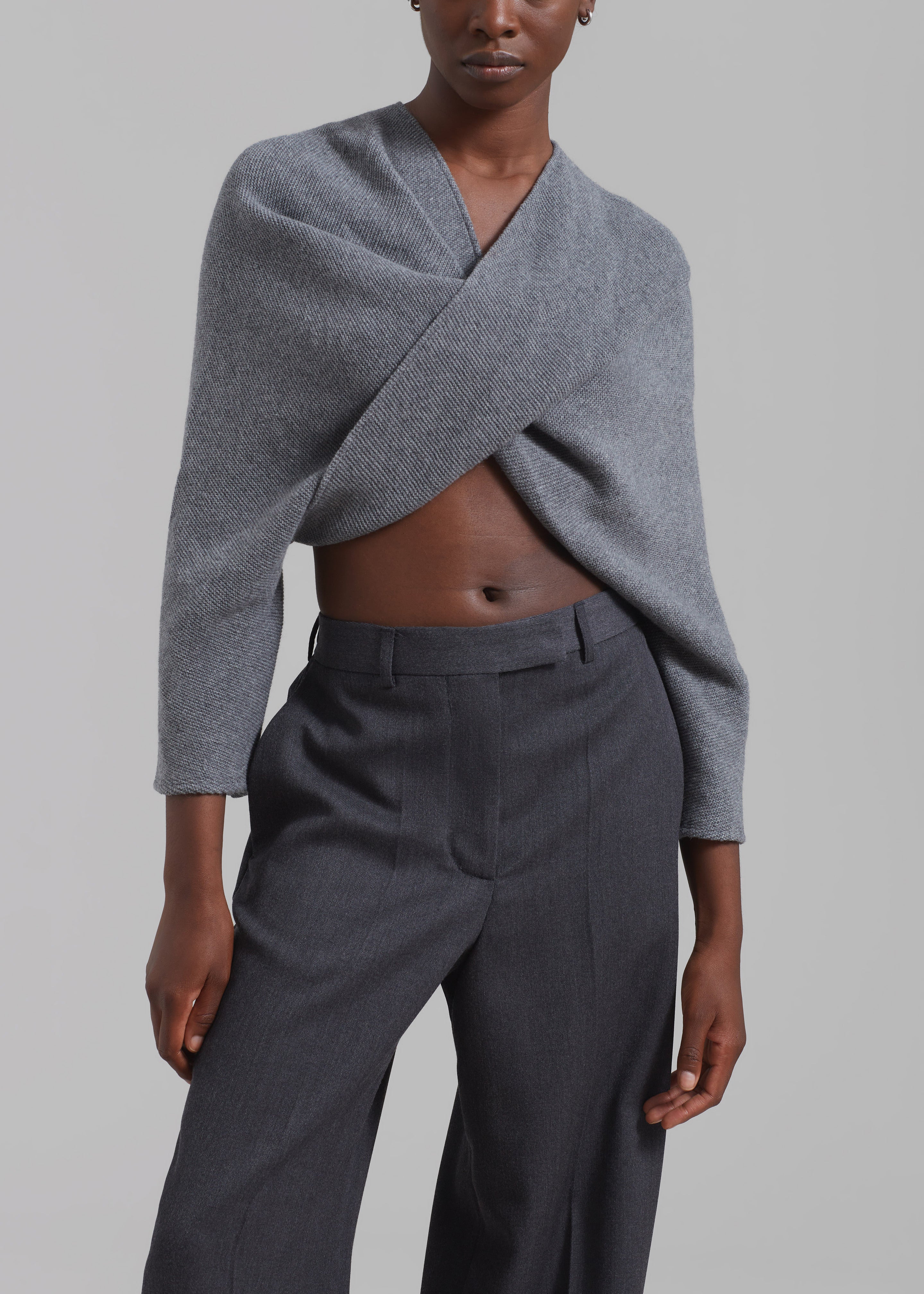 Beaufille Twist Sweater - Grey - 3