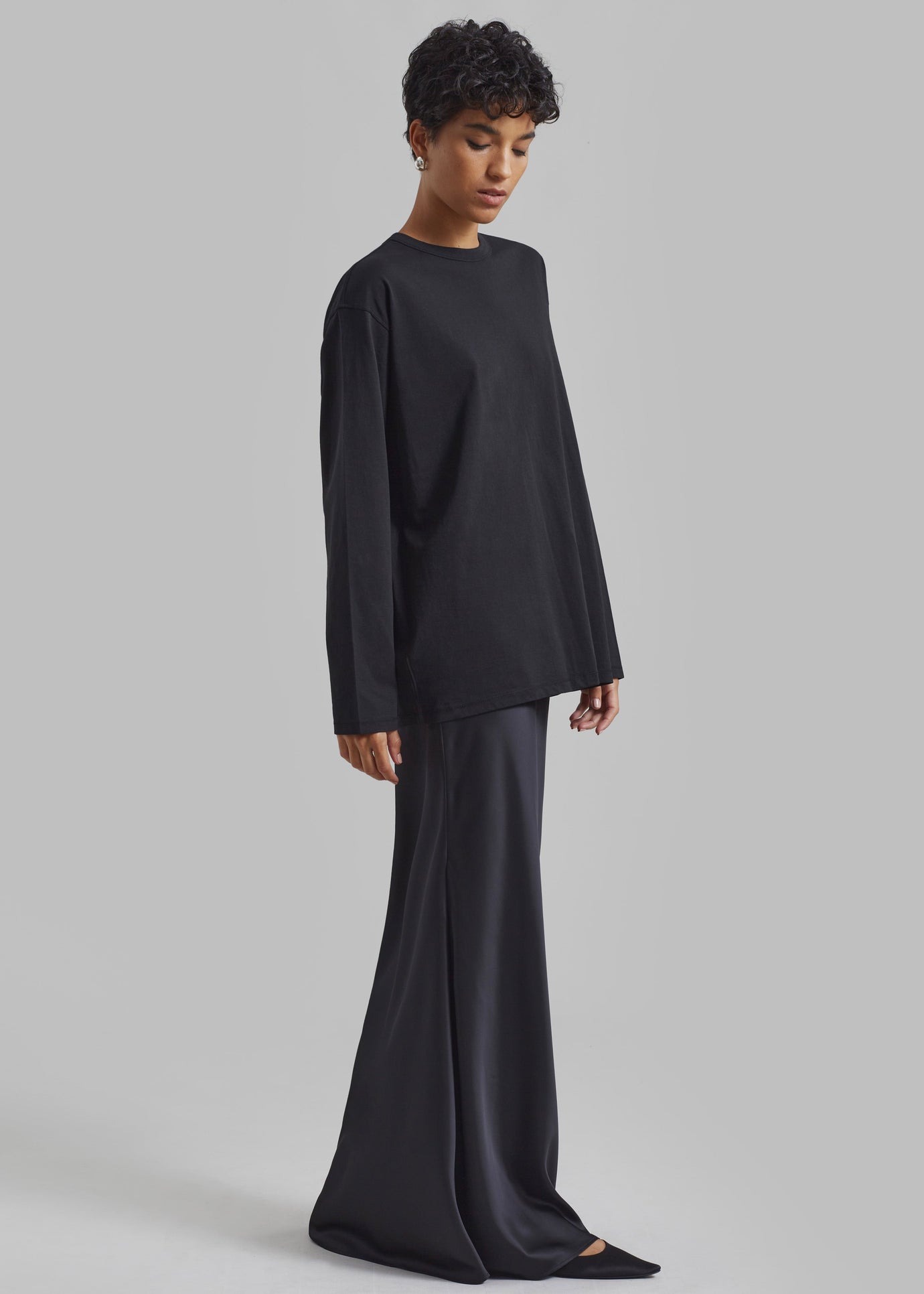 Bennett Long Sleeves Tee - Black - 1