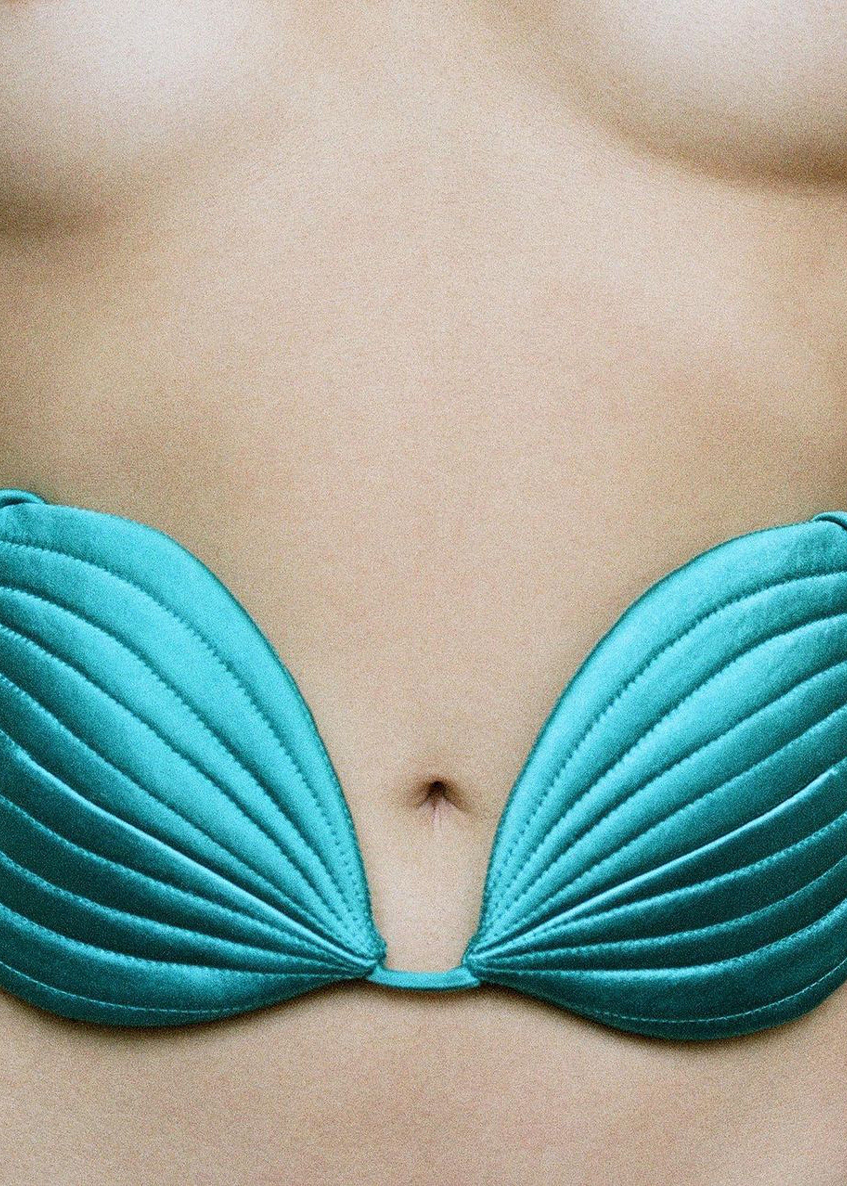 Bevza Seashell Bustier - Emerald - 4