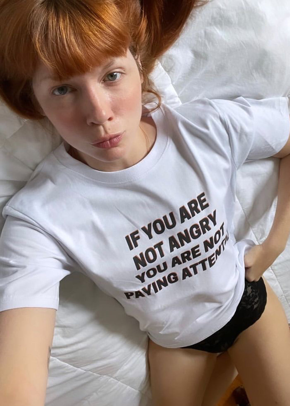 The Frankie Shop x Jeanne Friot If You T-Shirt - White/Black - 1
