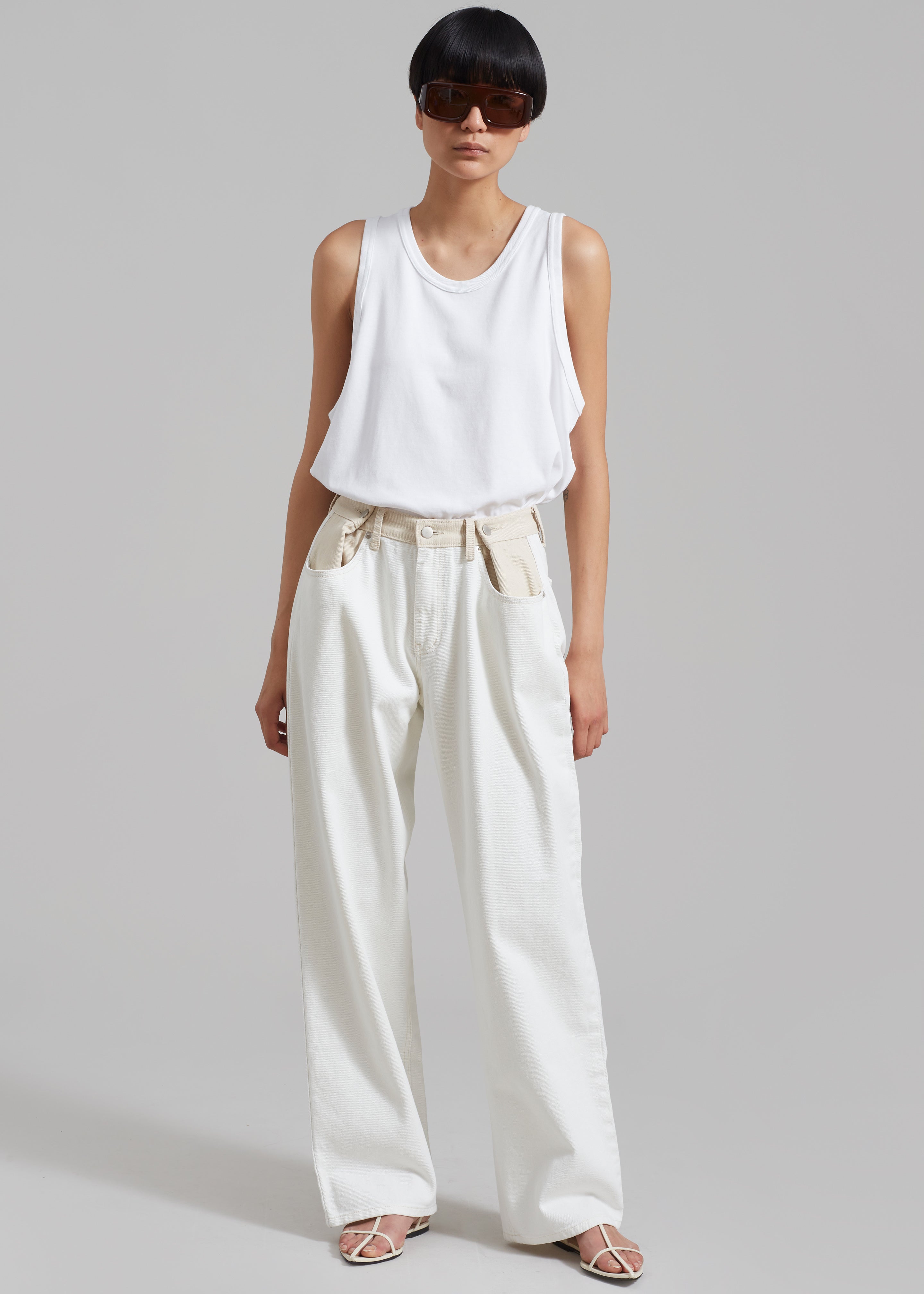 Briston Boxy Tank - White - 4
