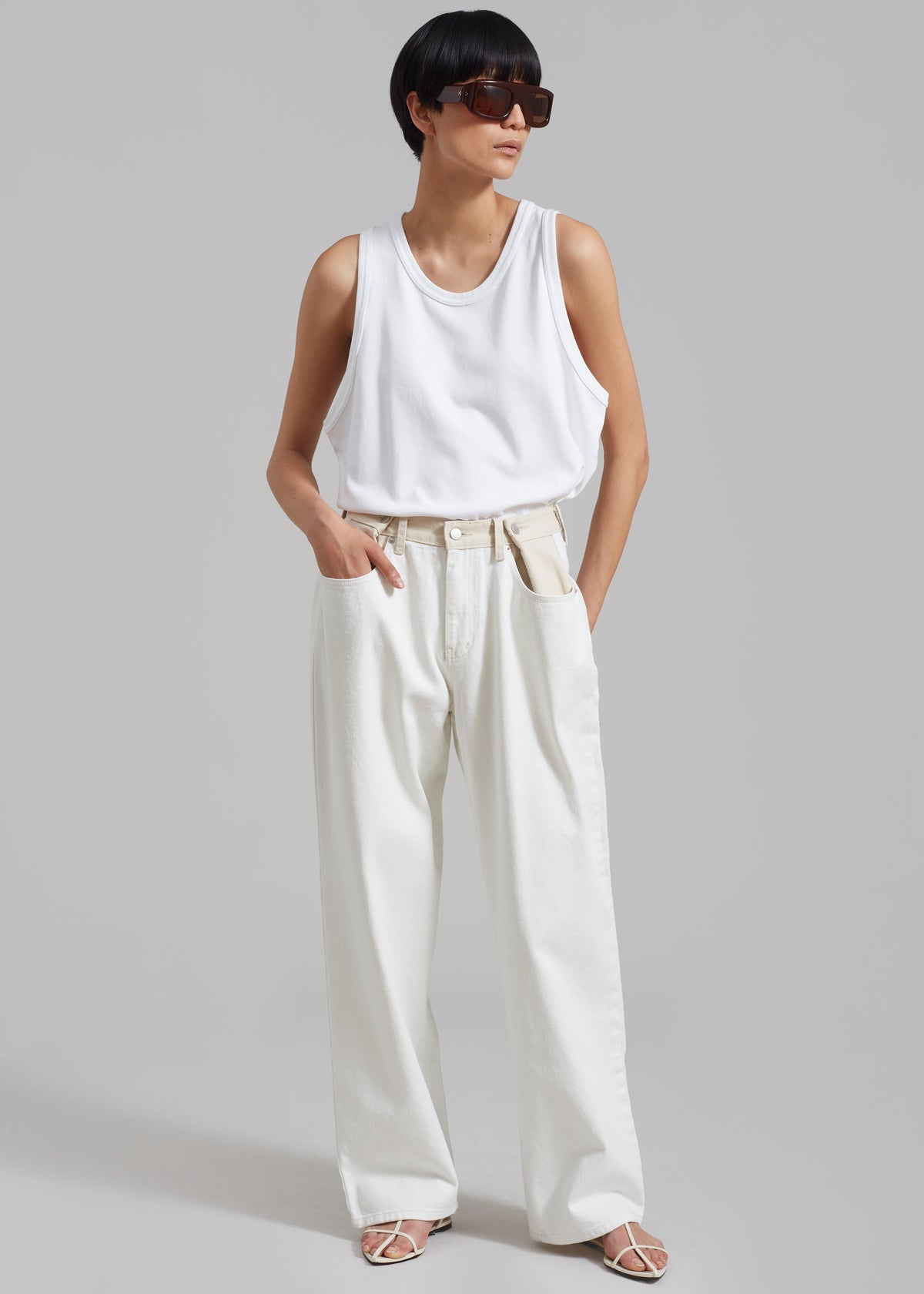 Briston Boxy Tank - White - 2