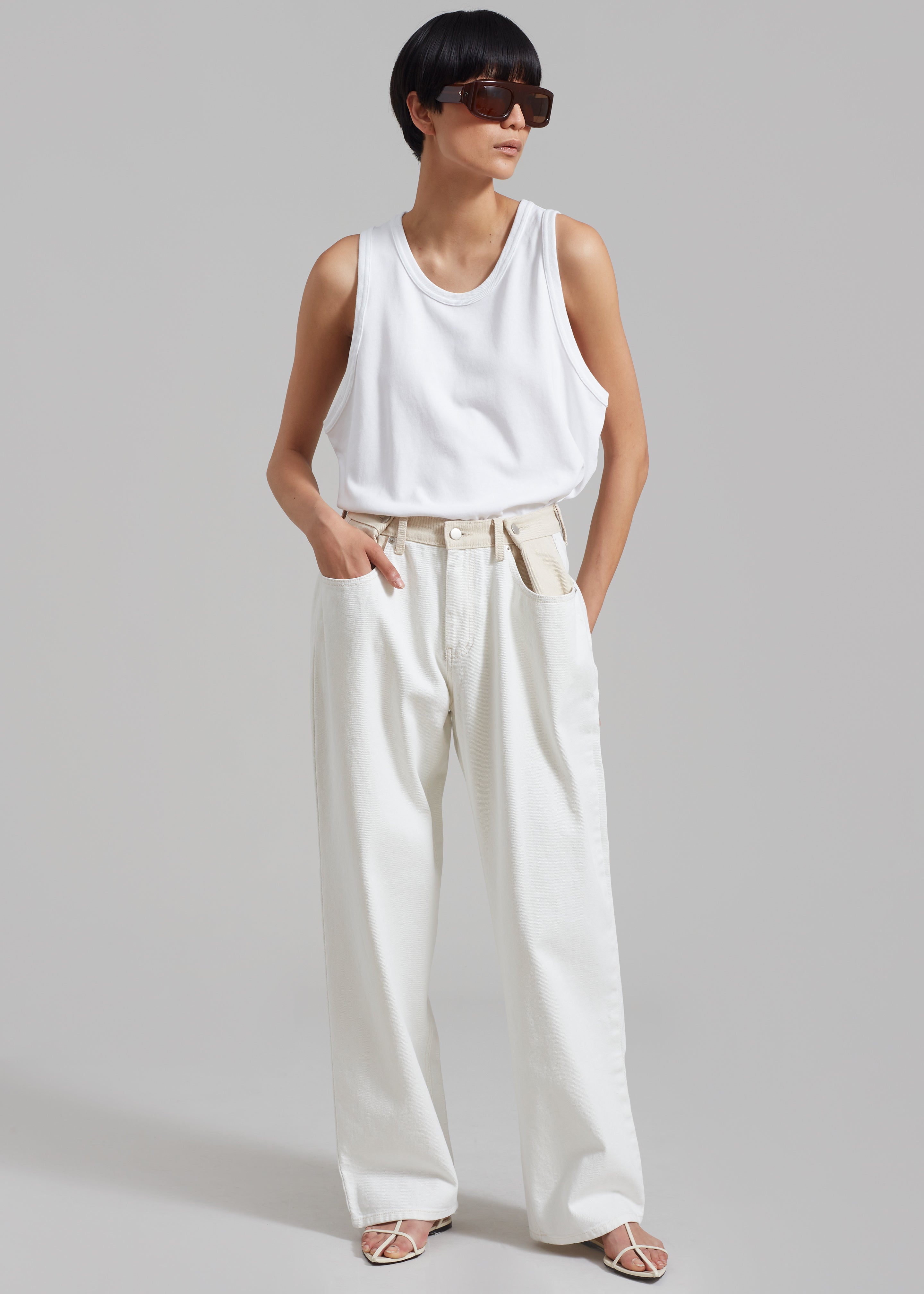 Briston Boxy Tank - White - 2