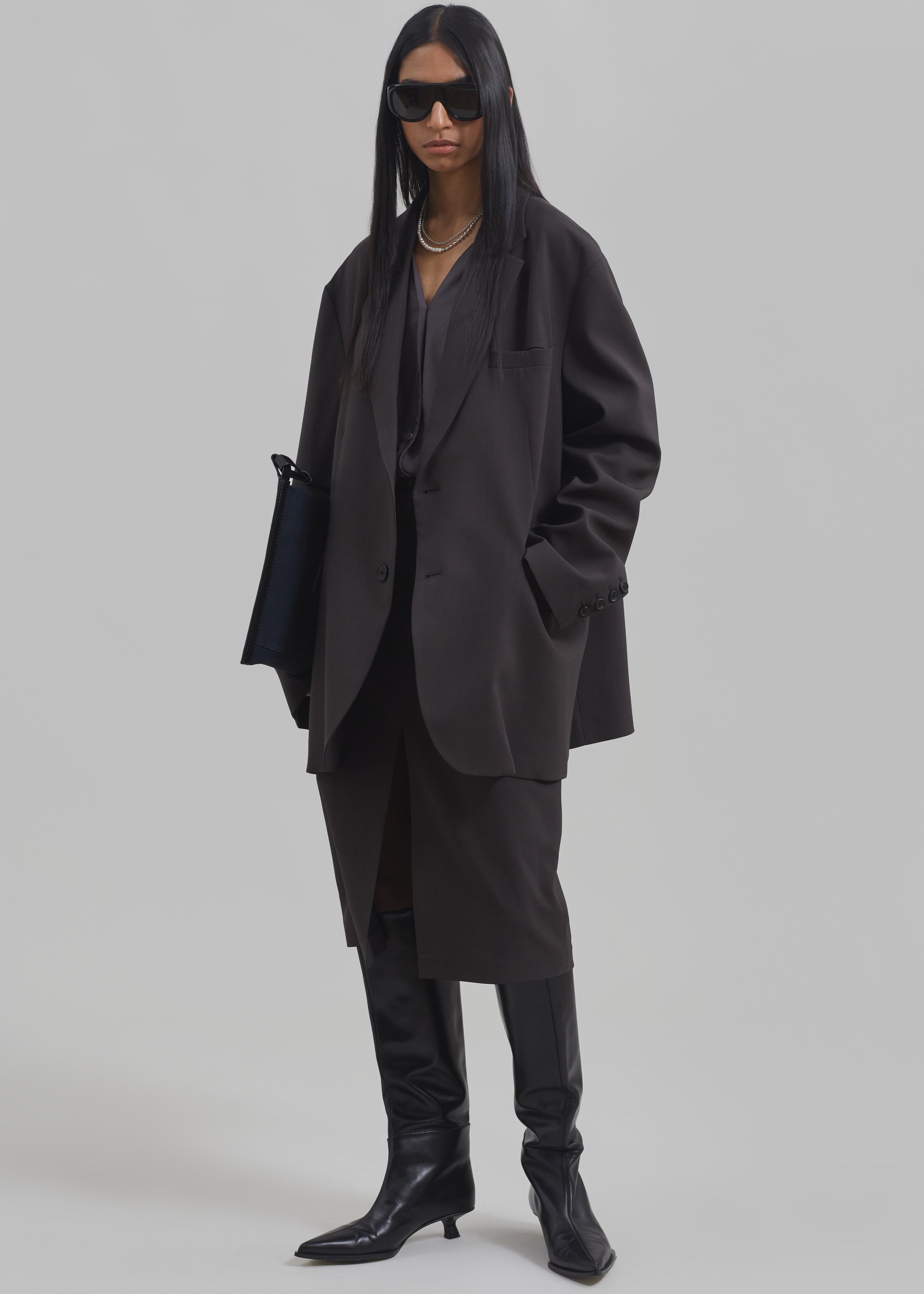 Brooklyn Blazer - Charcoal - 5