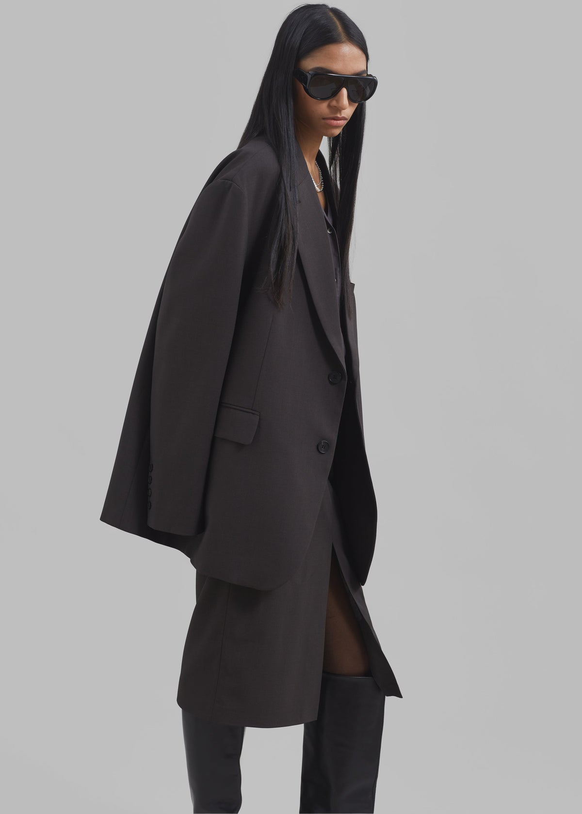 Brooklyn Blazer - Charcoal - 3