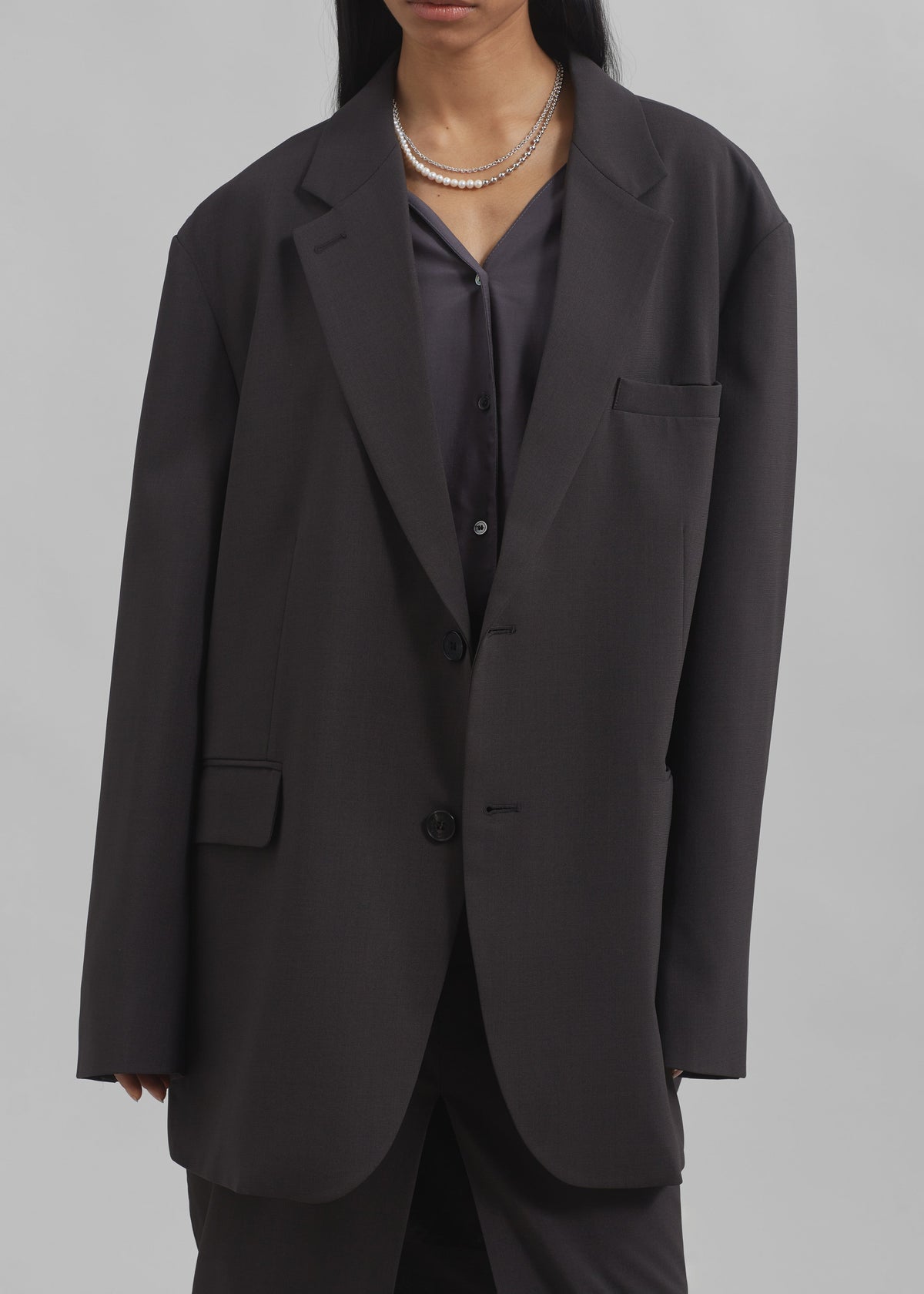 Brooklyn Blazer - Charcoal - 4