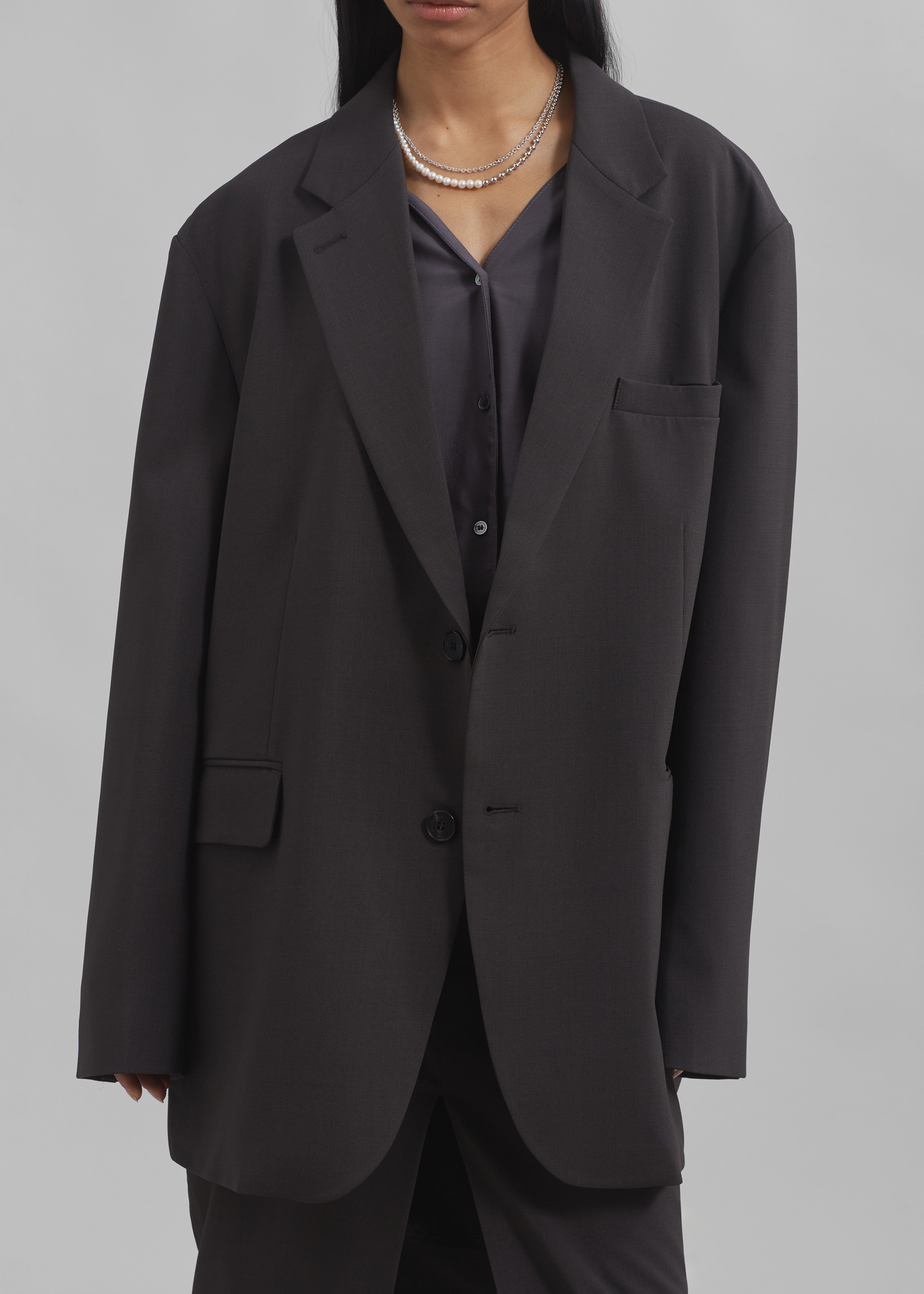 Brooklyn Blazer - Charcoal - 4