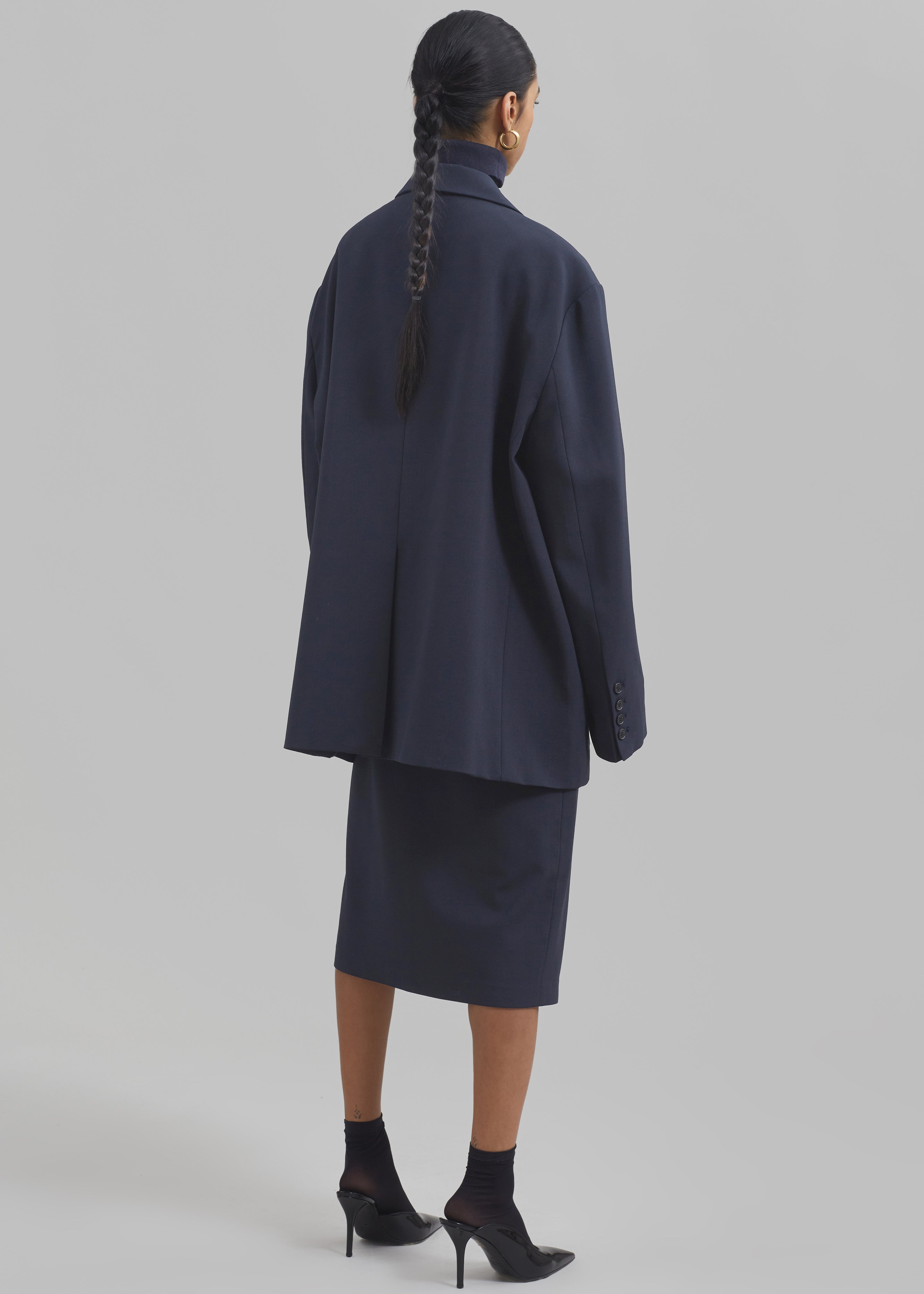Brooklyn Midi Skirt - Navy - 10