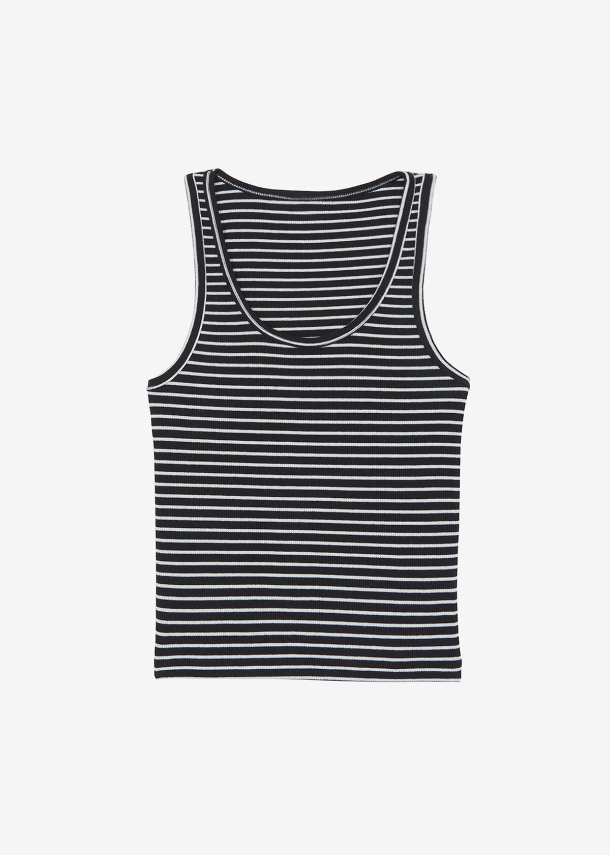 Bryn Tank Top - White Stripe - 6