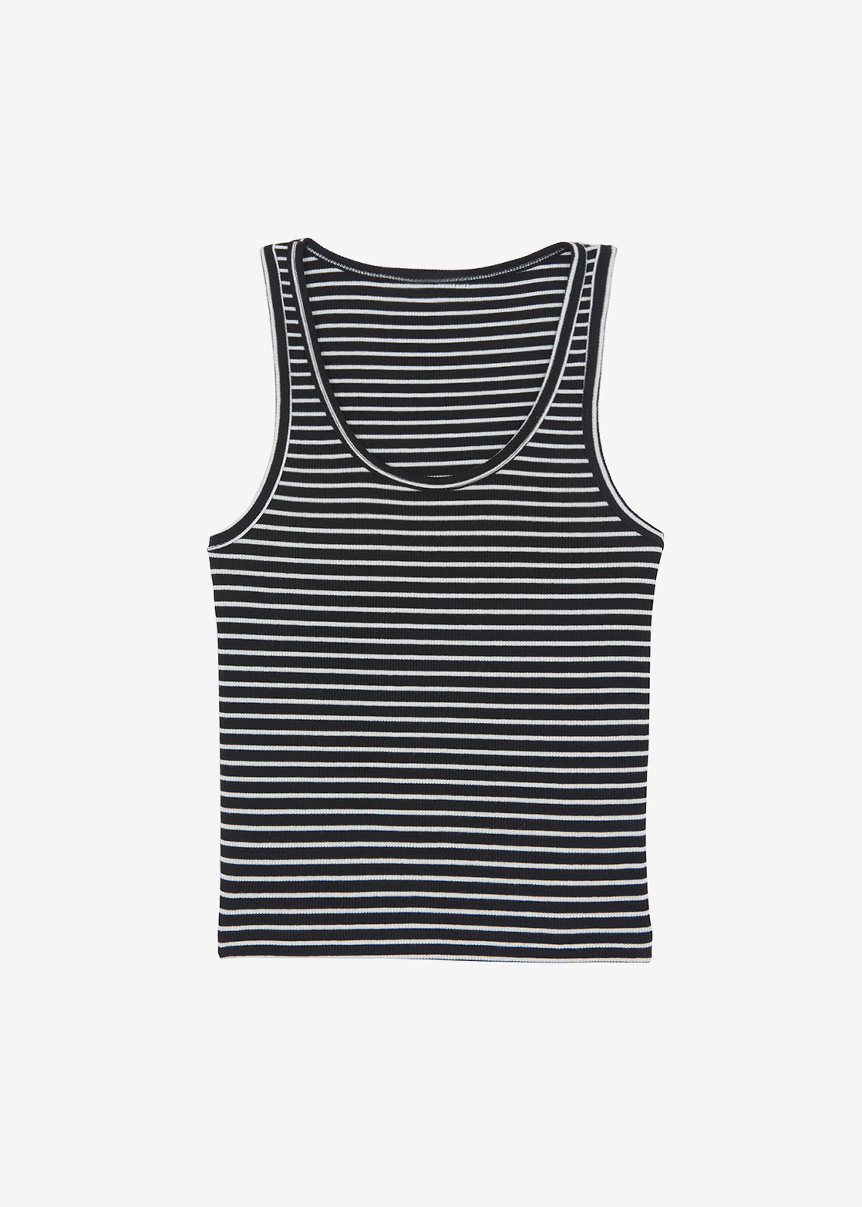 Bryn Tank Top - White Stripe - 6