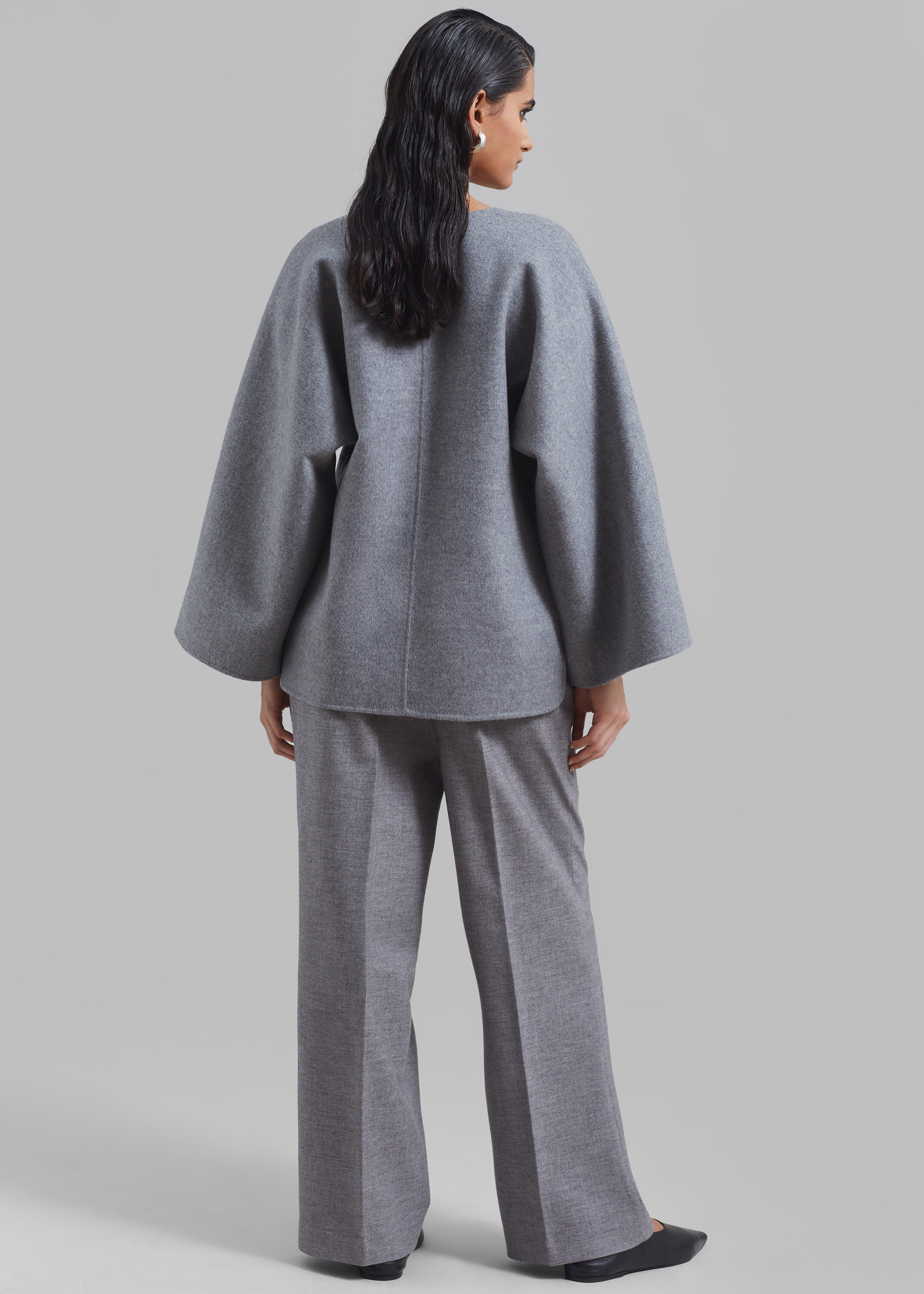By Malene Birger Calias Blouse - Grey Melange - 6