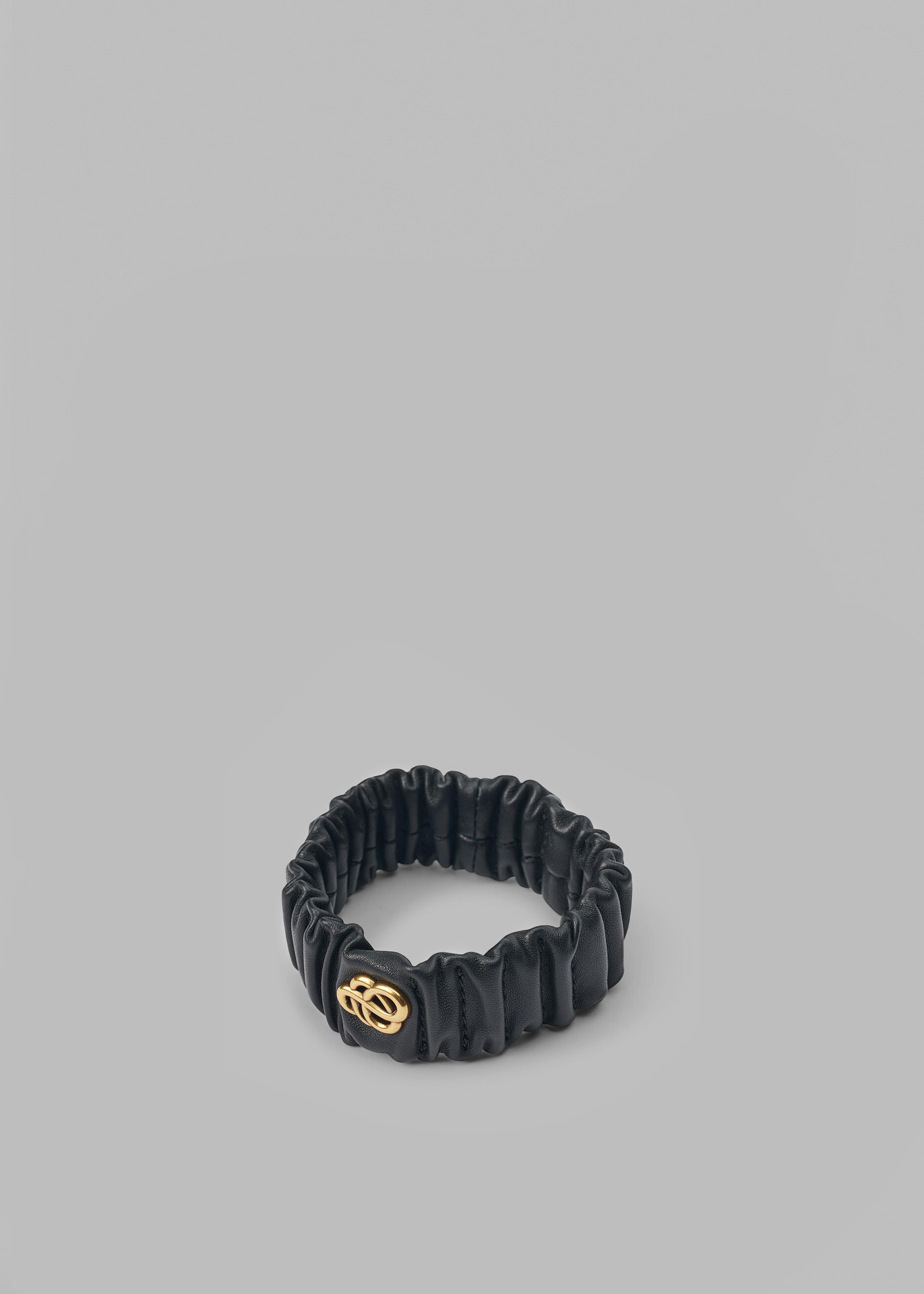 By Malene Birger Evelo Leather Wrist Bands - Black - 3