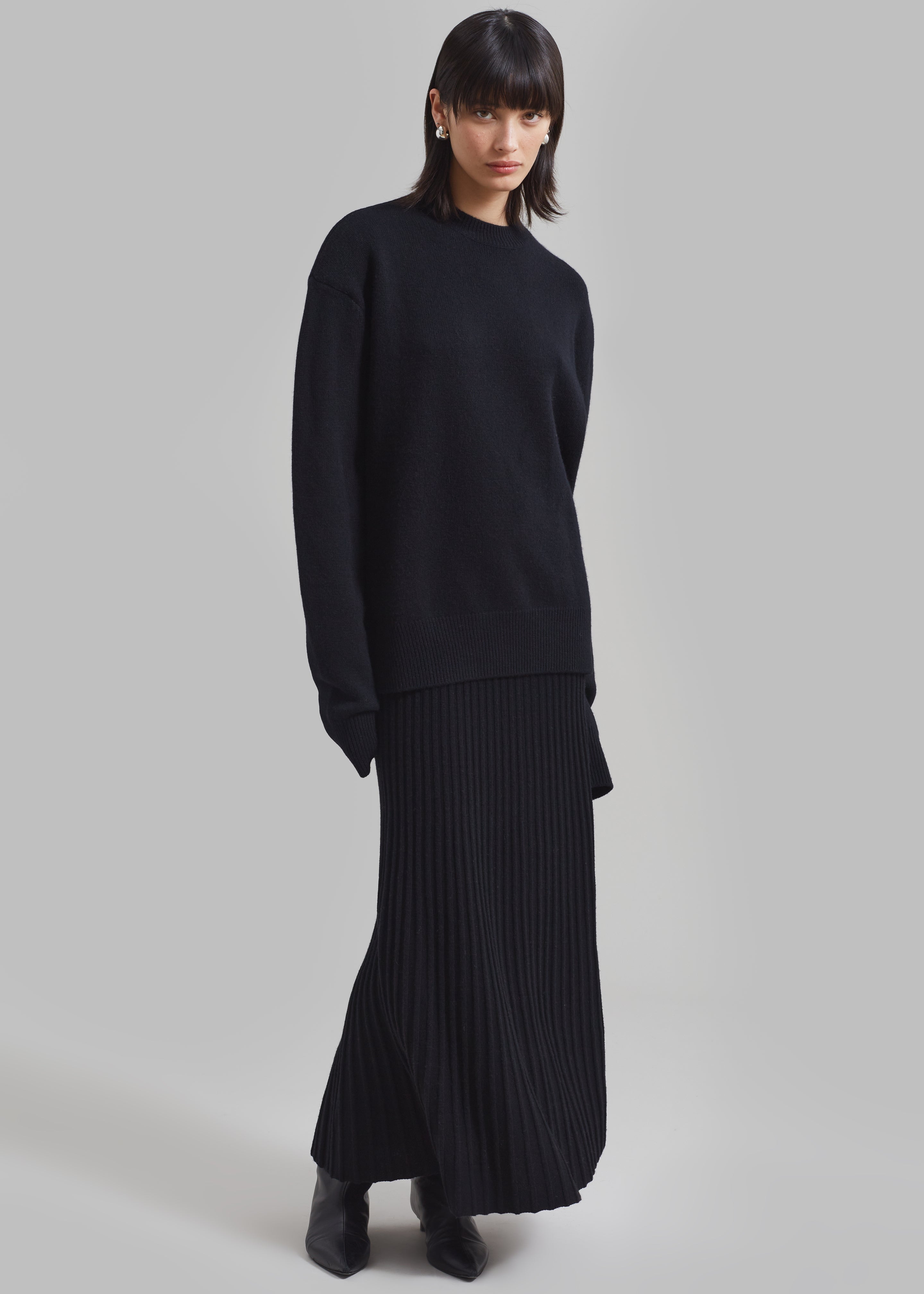 By Malene Birger Hevina Long Skirt - Black - 4