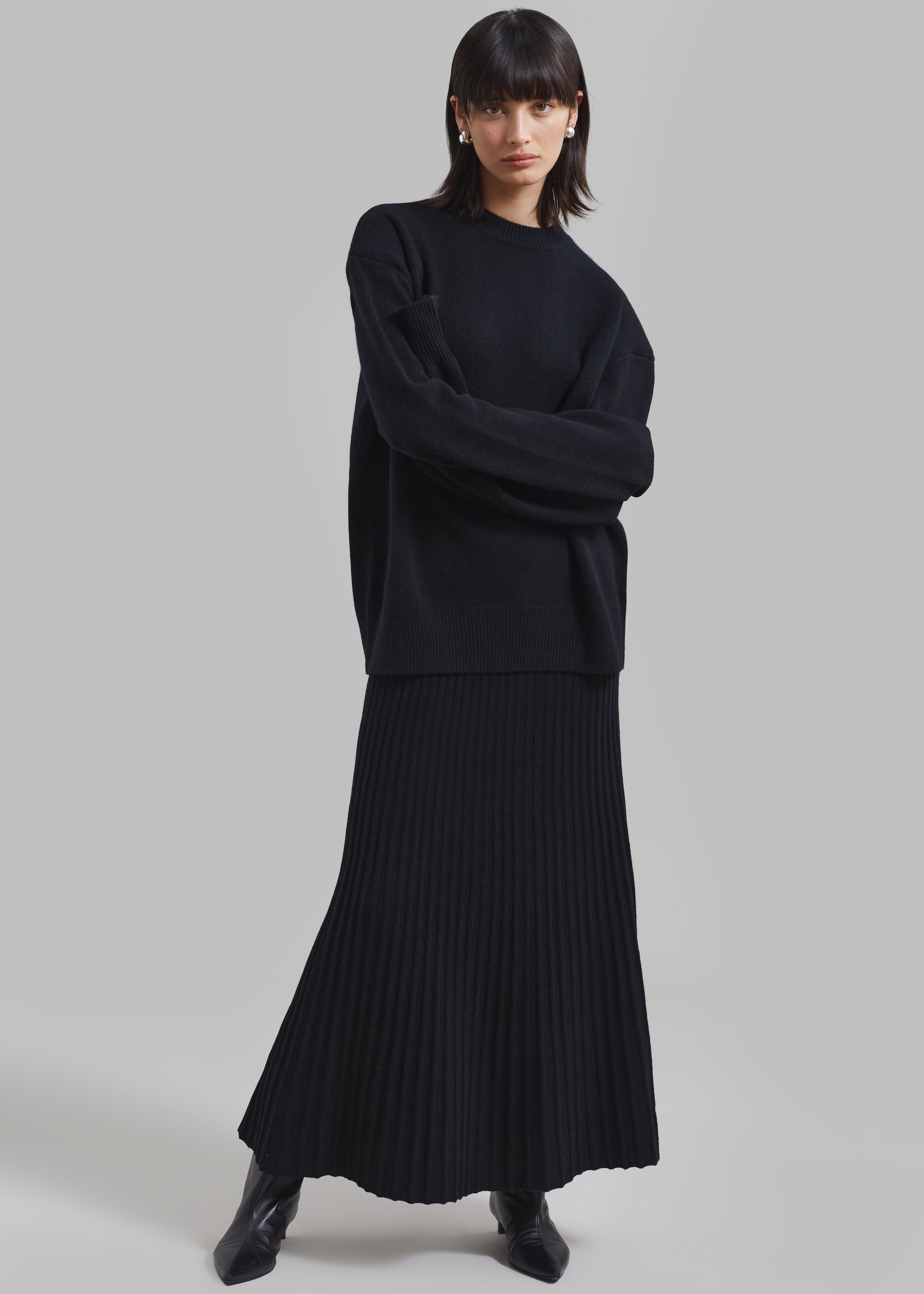 By Malene Birger Hevina Long Skirt Black