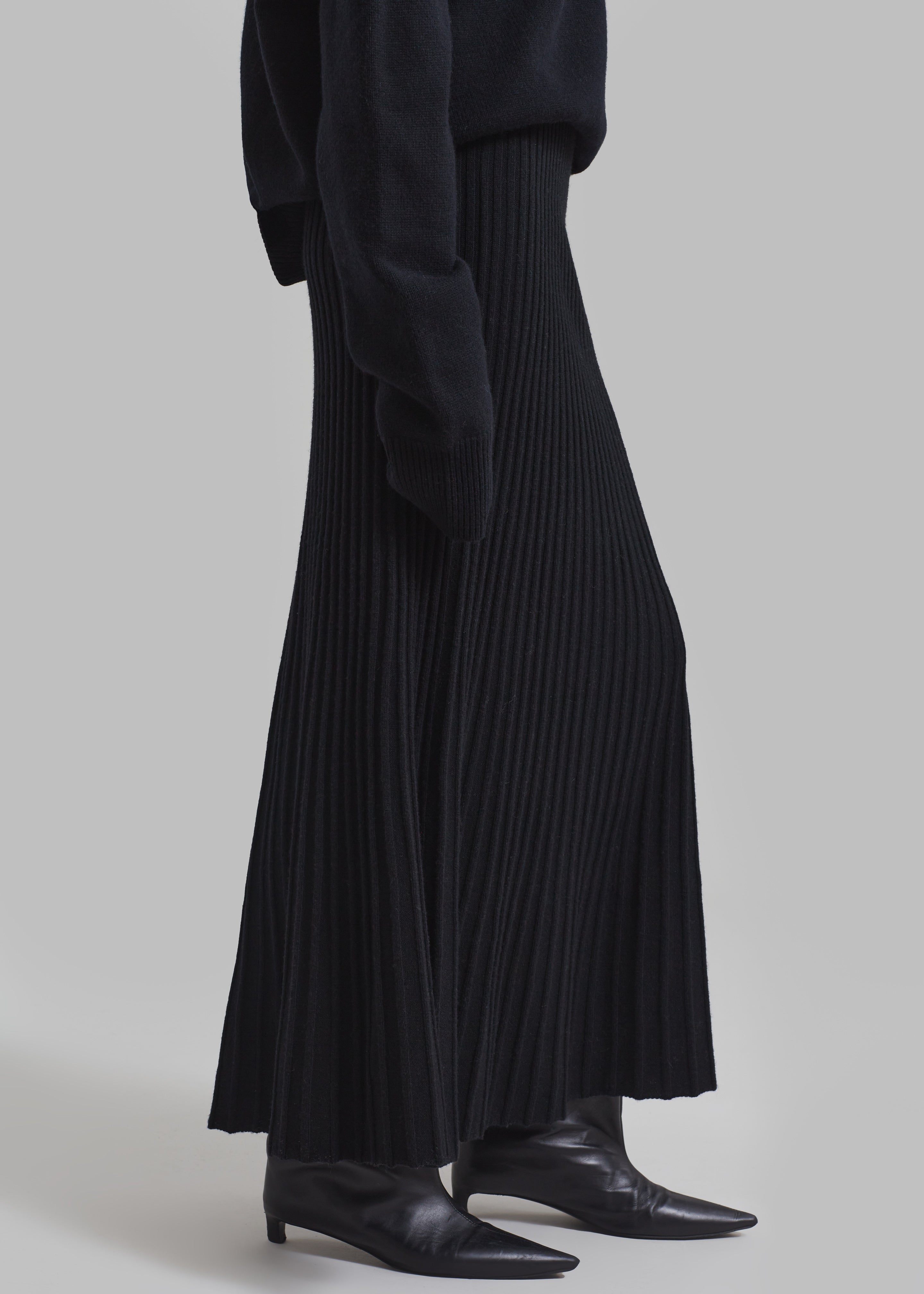 By Malene Birger Hevina Long Skirt - Black - 2