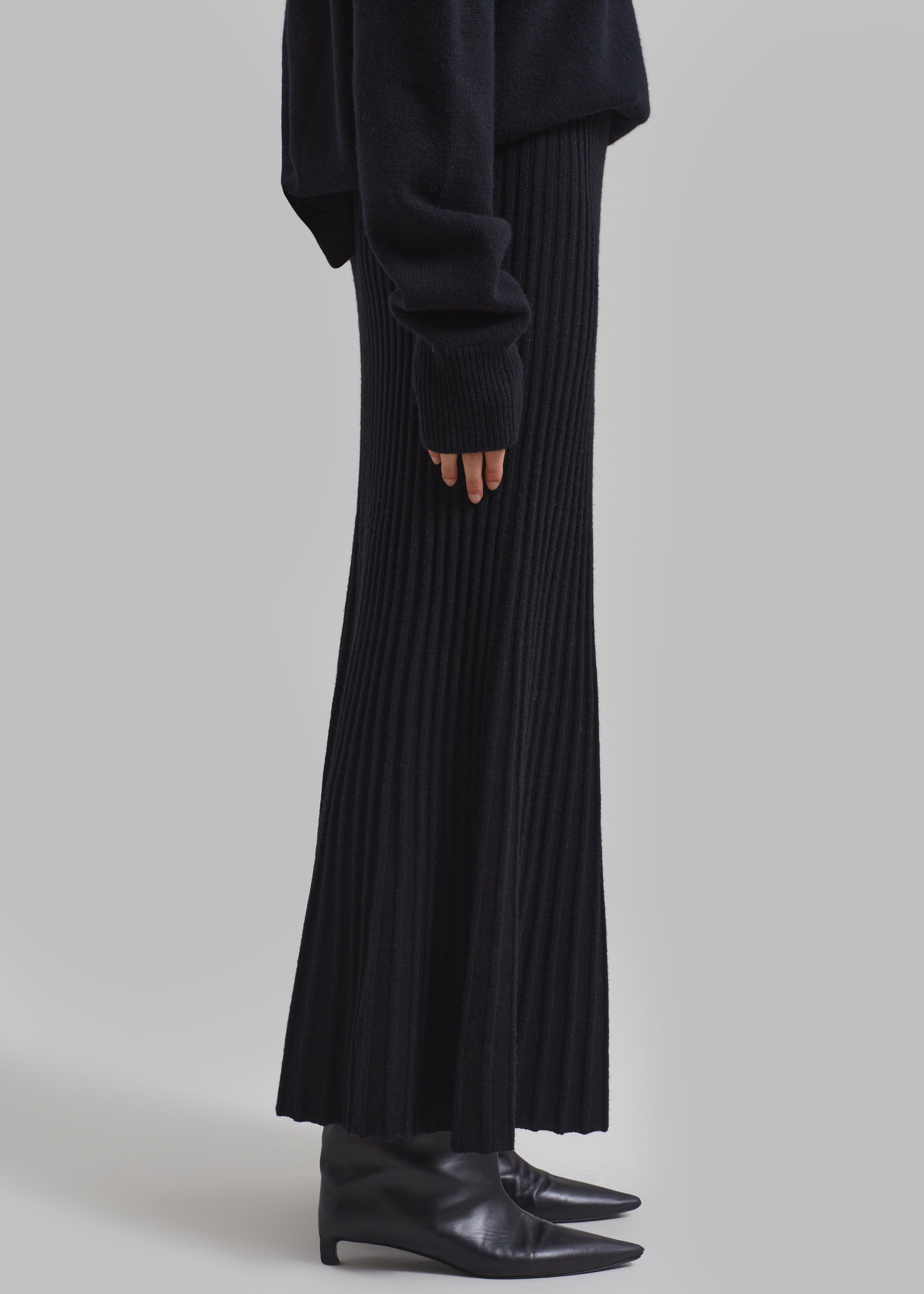 By Malene Birger Hevina Long Skirt - Black - 5