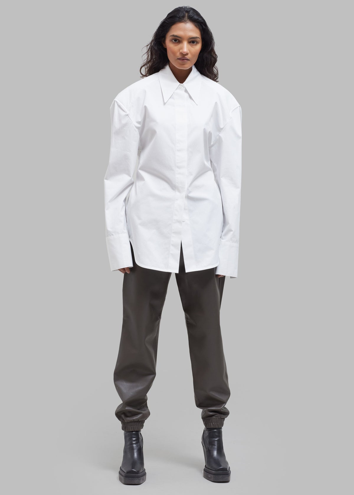 Bec Padded Shirt - White - 7