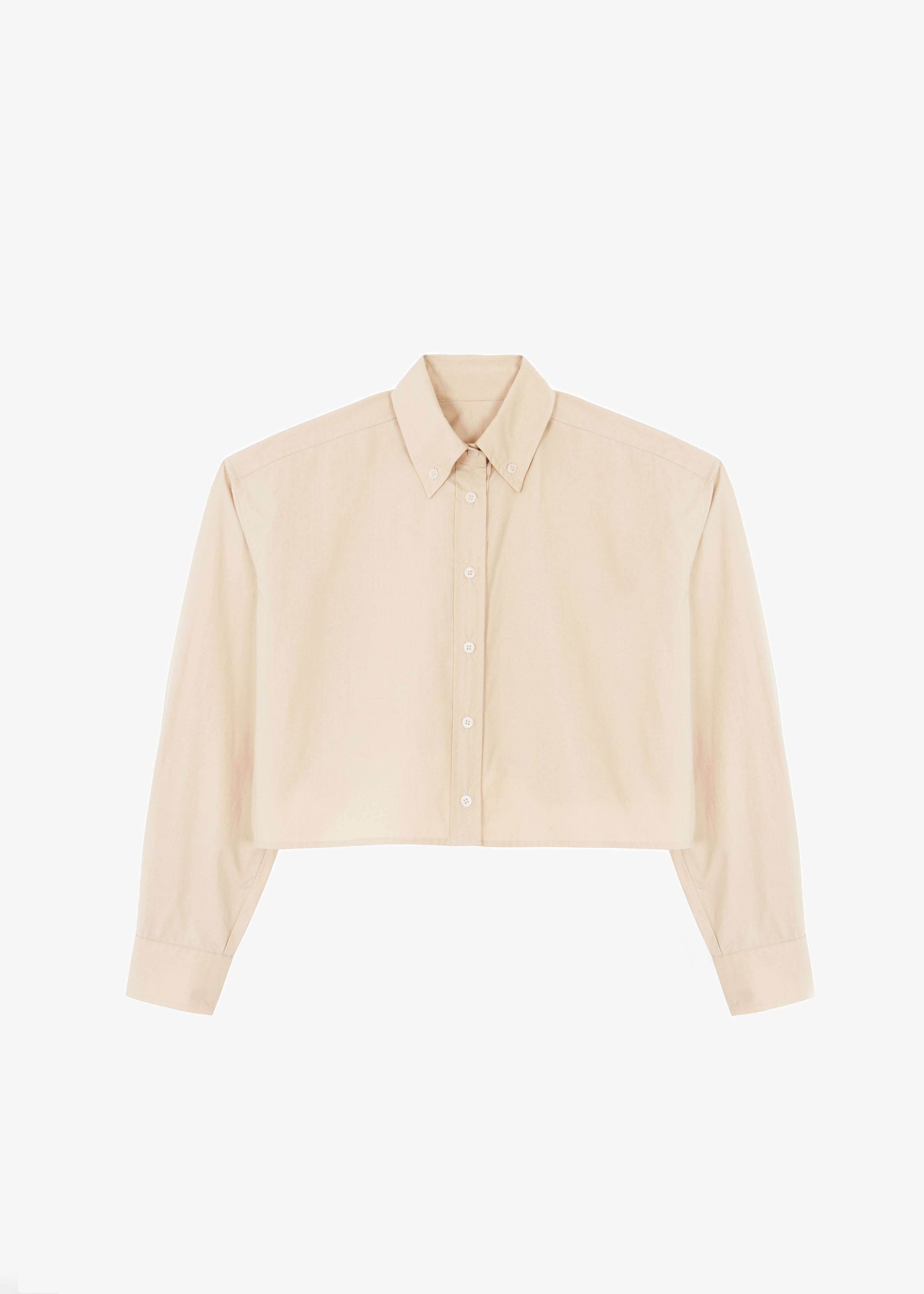 Caracas Cropped Shirt - Beige - 9