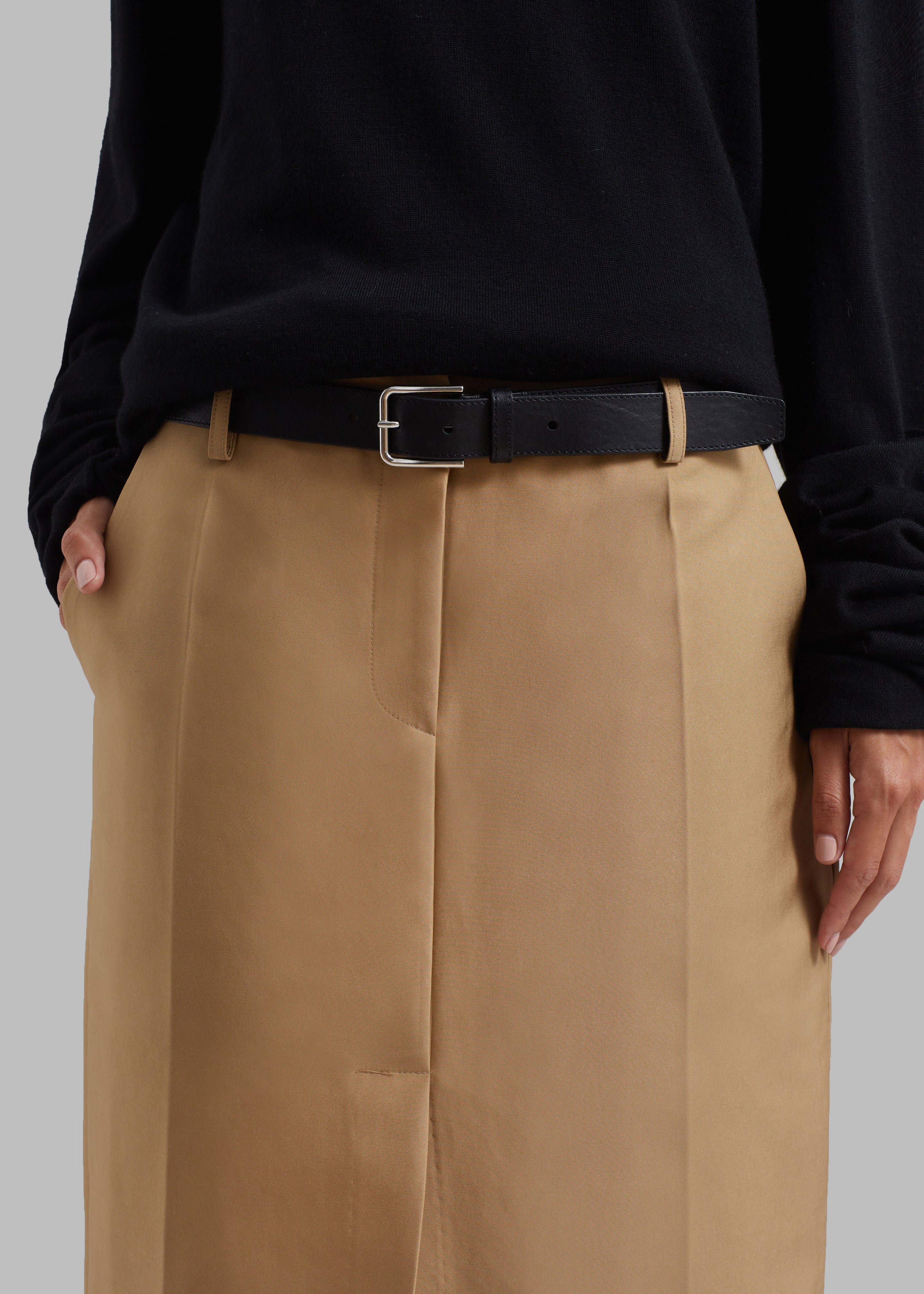 Carley Long Skirt - Camel - 3